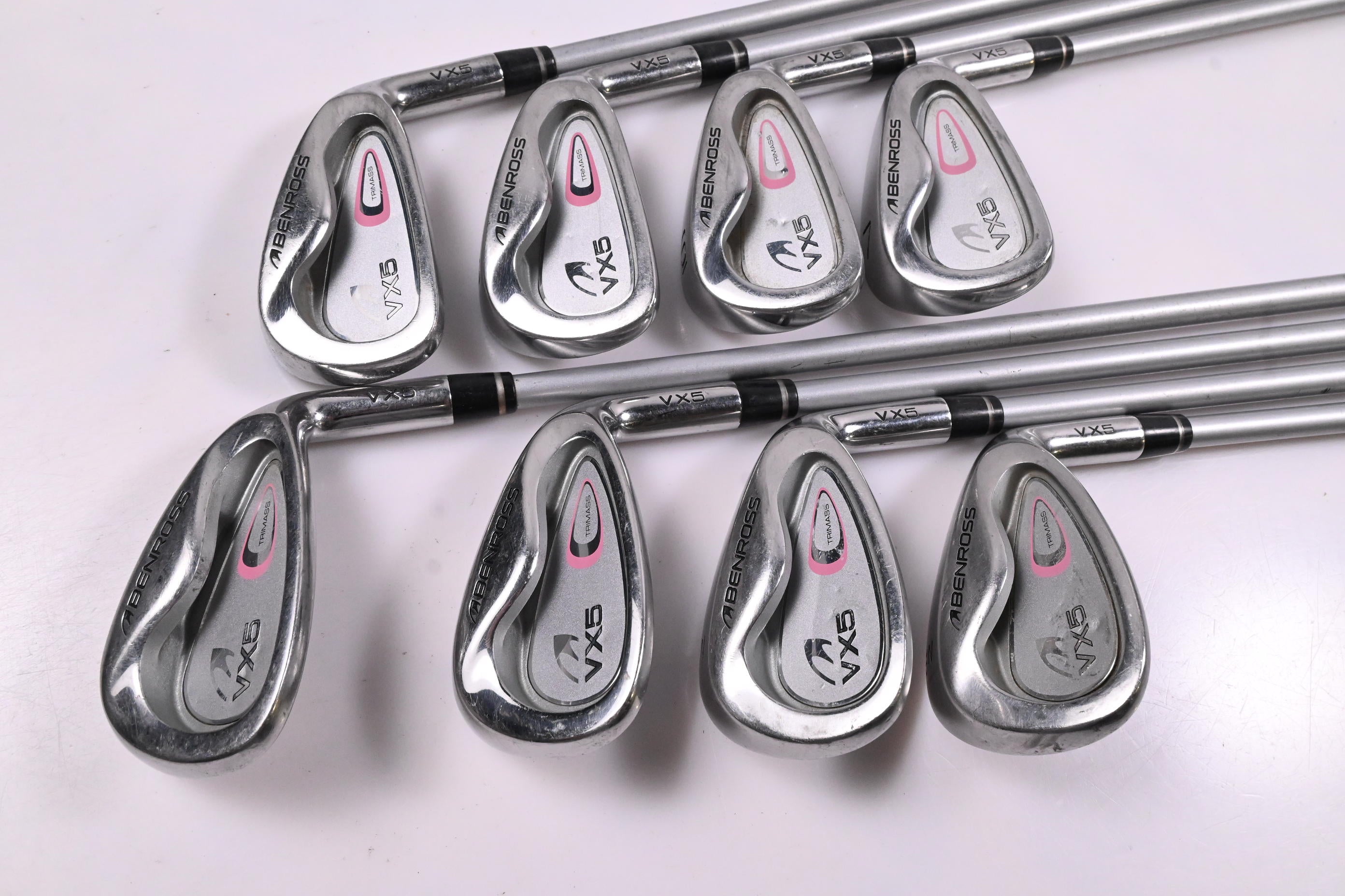 Ladies Benross VX5 Irons / 4-PW+SW / Ladies Flex Aldila TM-70 Shafts