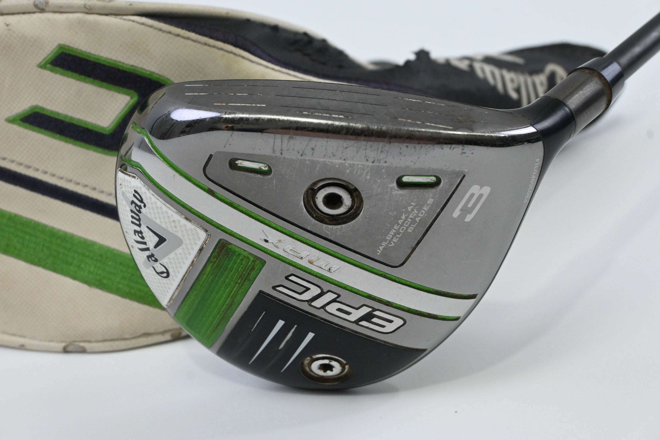 Callaway Epic Max #3 Wood / 15 Degree / Stiff Flex HZRDUS Smoke Black 70 Shaft