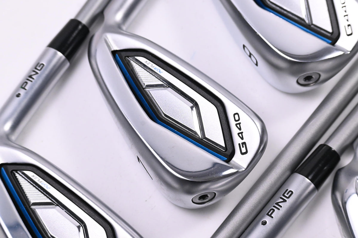 Ping G440 Irons / 6-PW+UW+52° / Black Dot / Senior Flex Ping ALTA Quick 45