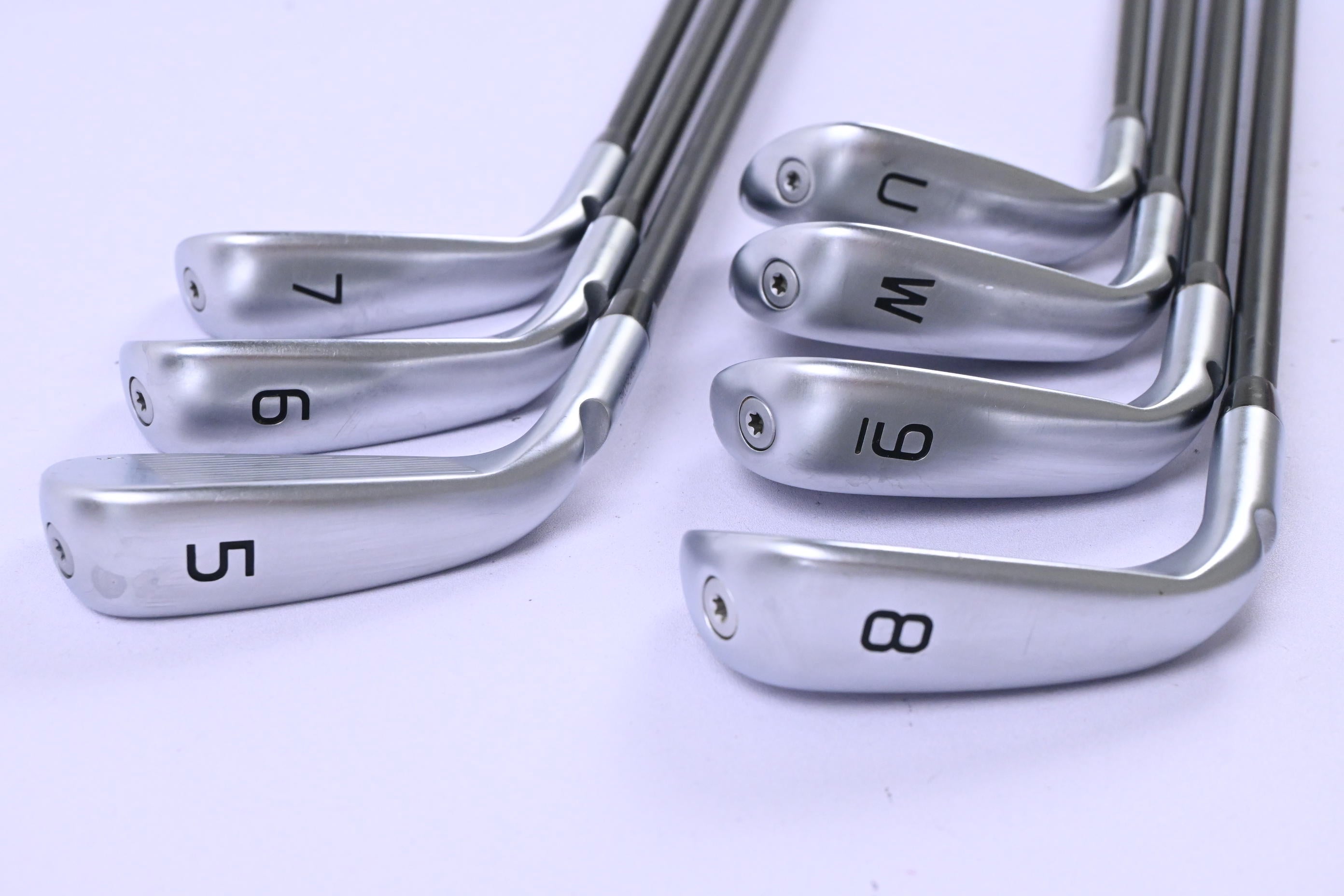 Ping G440 Irons / 5-PW+GW / Orange Dot / Stiff Flex Ping Alta CB Blue Shafts