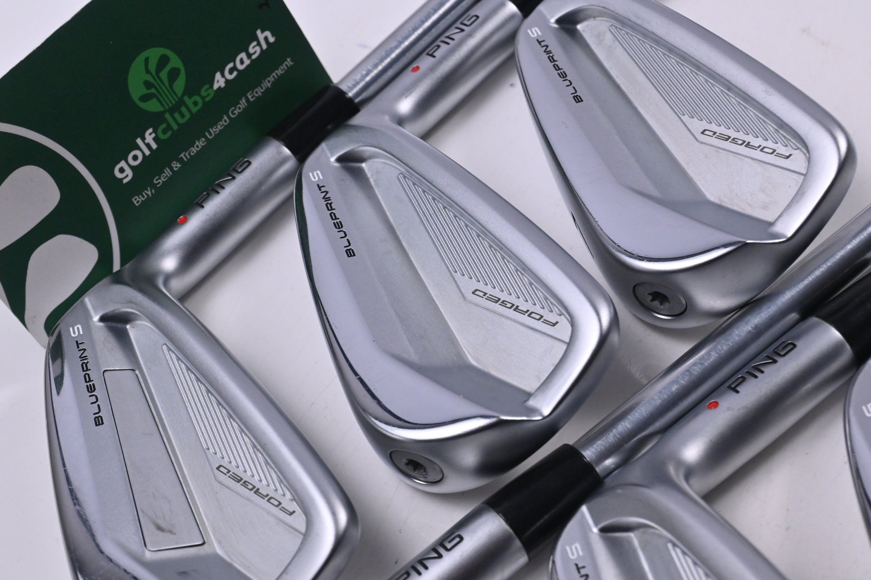 Ping Blueprint S Irons / 5-PW / Red Dot / Stiff Flex Project X IO 110 Shafts