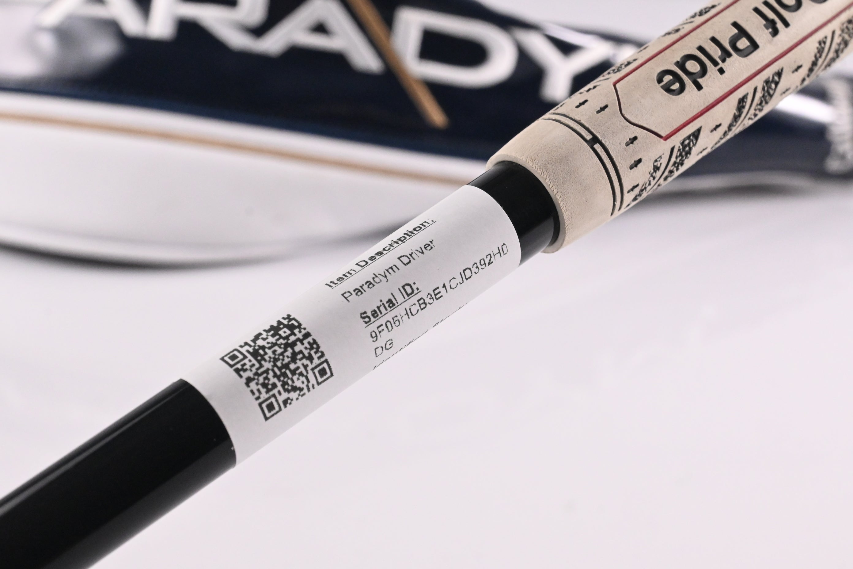 Callaway Paradym Driver / 9 Degree / X-Flex Hzrdus Smoke RDX Black 80 Shaft