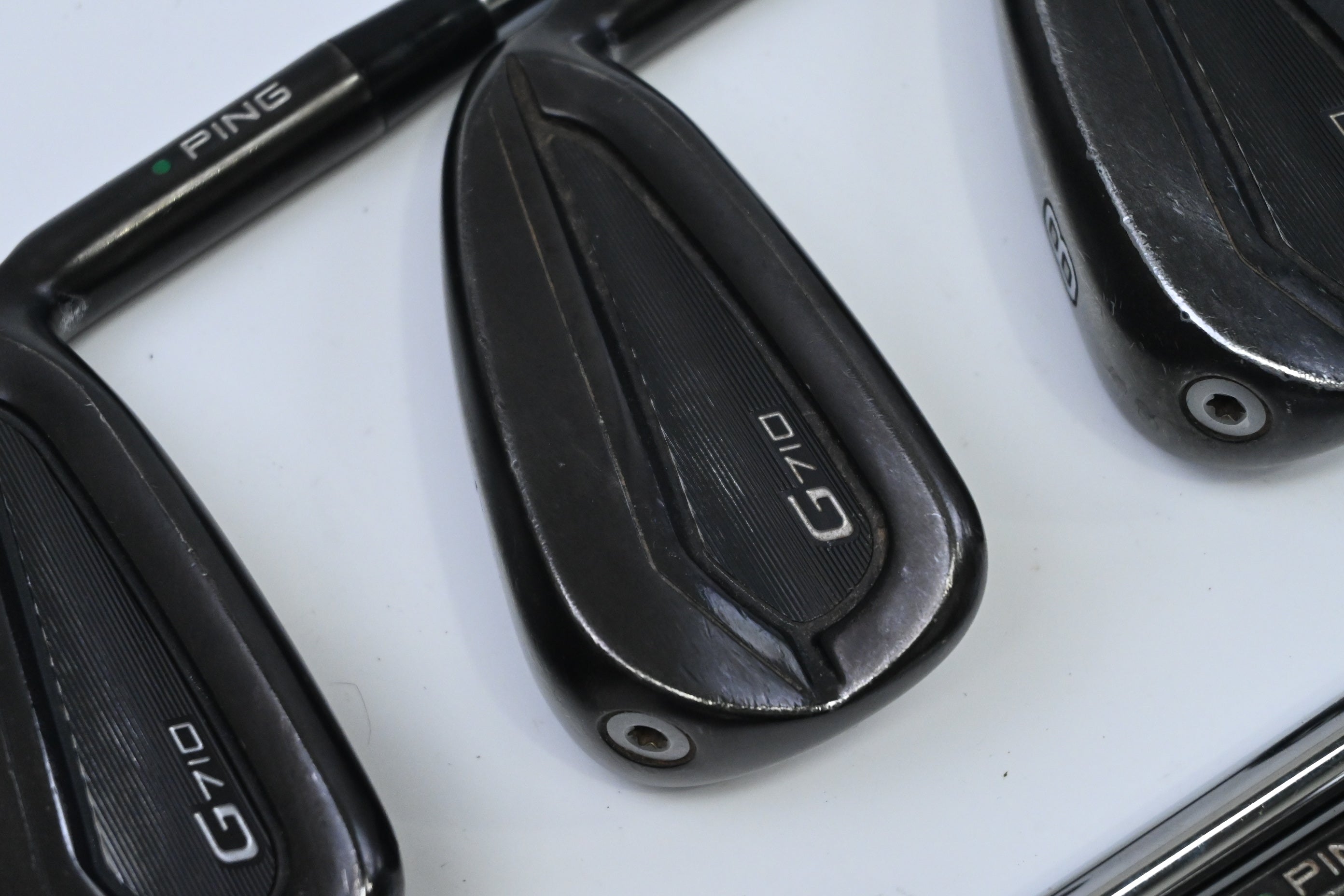 Ping G710 Irons / 6-PW+SW / Green Dot / Stiff Flex Dynamic Gold 120 S300 Shafts