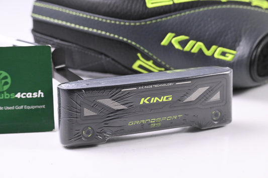 Left Hand Cobra King 3D Printed Grandsport 35 Plumbers Neck Putter / 35 Inch