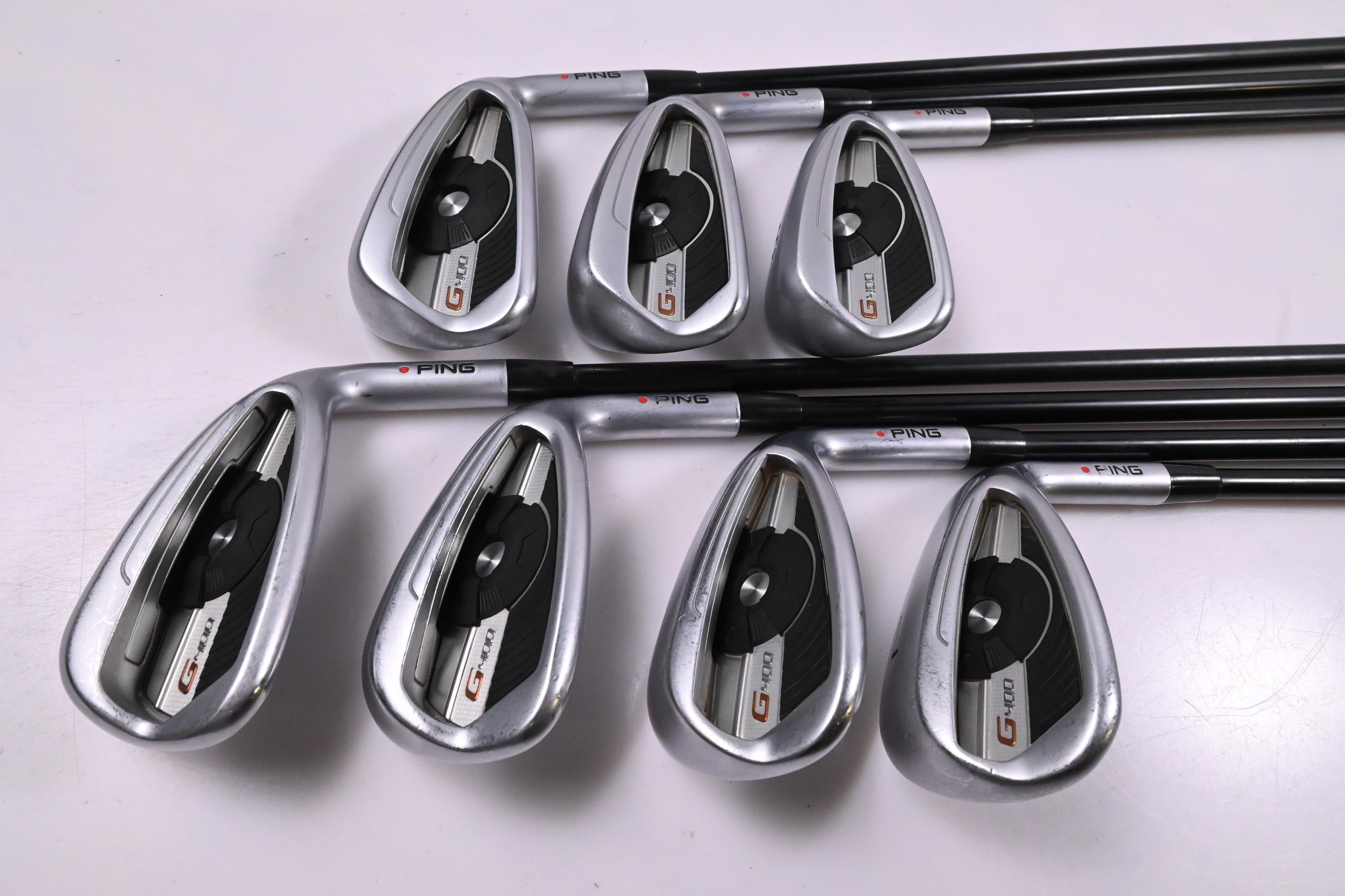Ping G400 Irons / 6-PW+SW+LW / Red Dot / Senior Flex Ping Alta CB Shafts