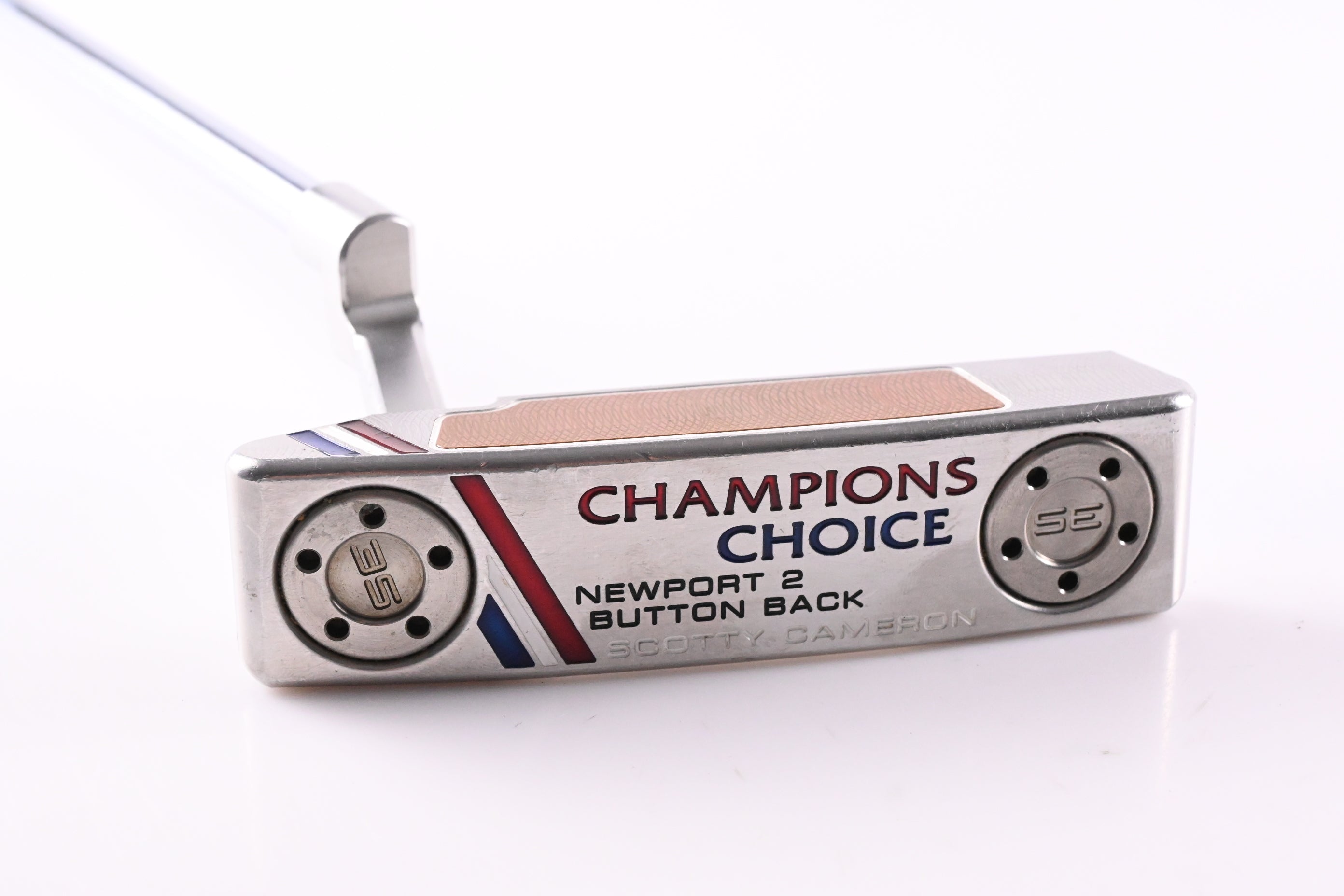 Left Hand Scotty Cameron Champions Choice Newport Two Button Back Putter / 34"