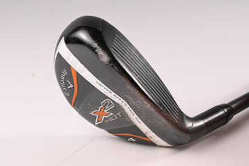 Callaway X2 Hot #4 Hybrid / 22 Degree / Regular Flex Aldila Tour Blue 60 Shaft