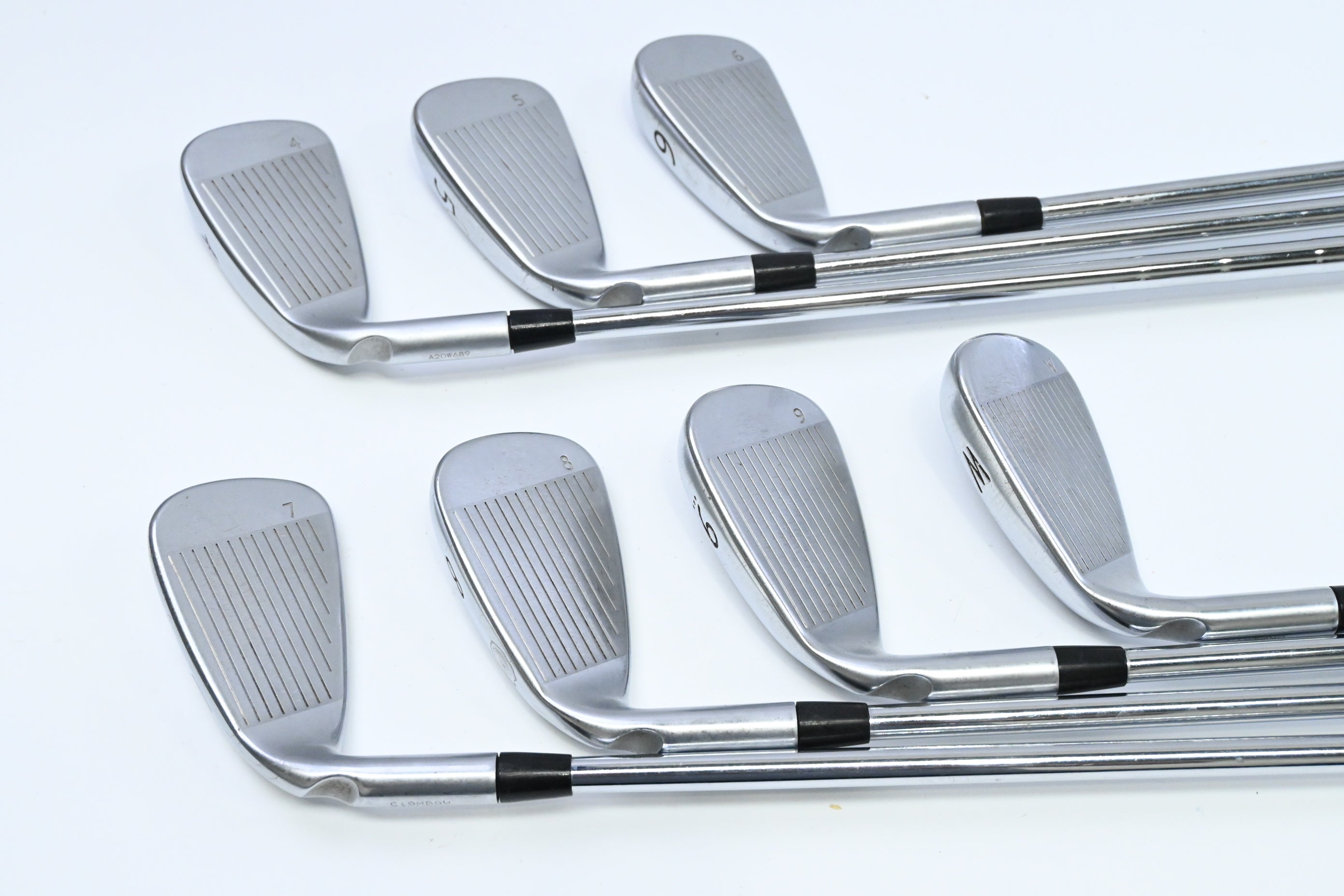 Ping G400 Irons / 4-PW / Blue Dot / Regular Flex Ping AWT 2.0 Shafts