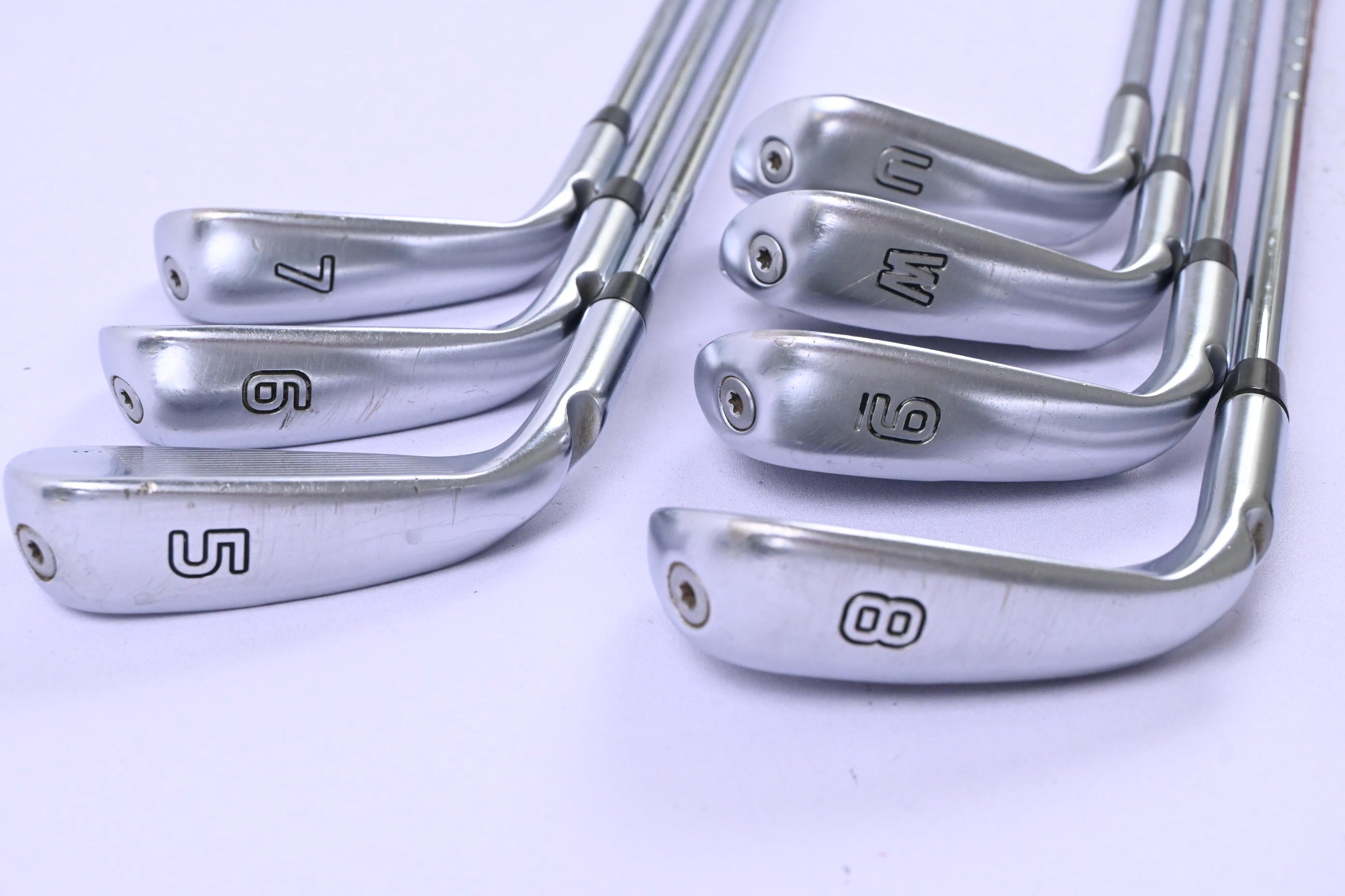 Ping G425 Irons / 5-PW+GW / Black Dot / Stiff Flex Ping AWT 2.0 Shafts