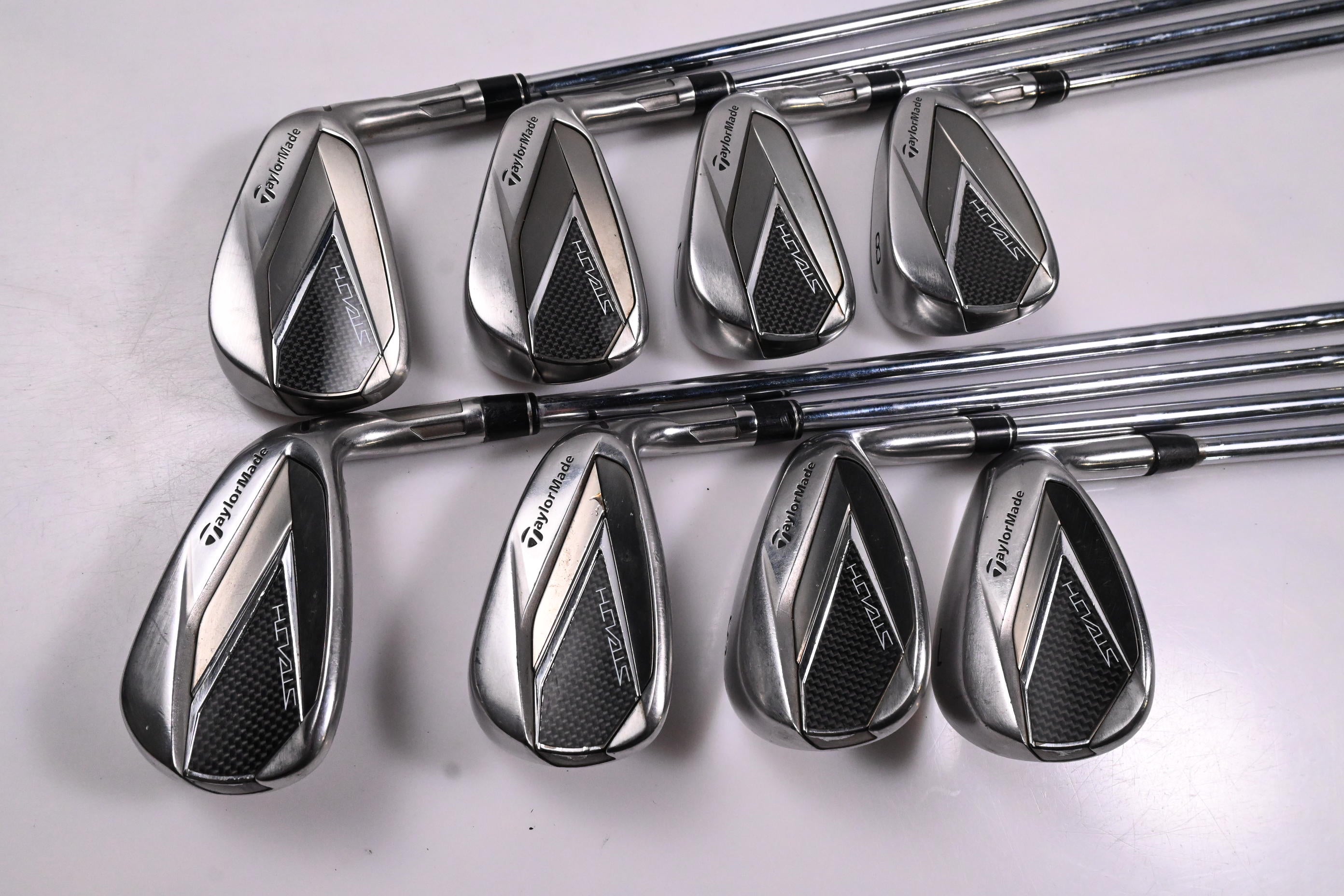 Taylormade Stealth Irons / 5-PW+SW+LW / Regular Flex KBS MAX MT 85 Shafts