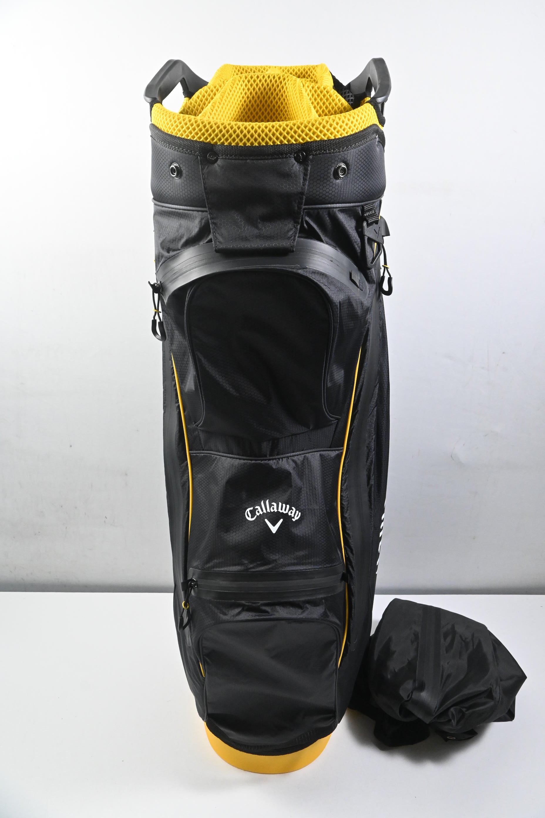 Callaway Chev 14 Dry Cart Bag / 14-Way Divider / Black, White & Yellow
