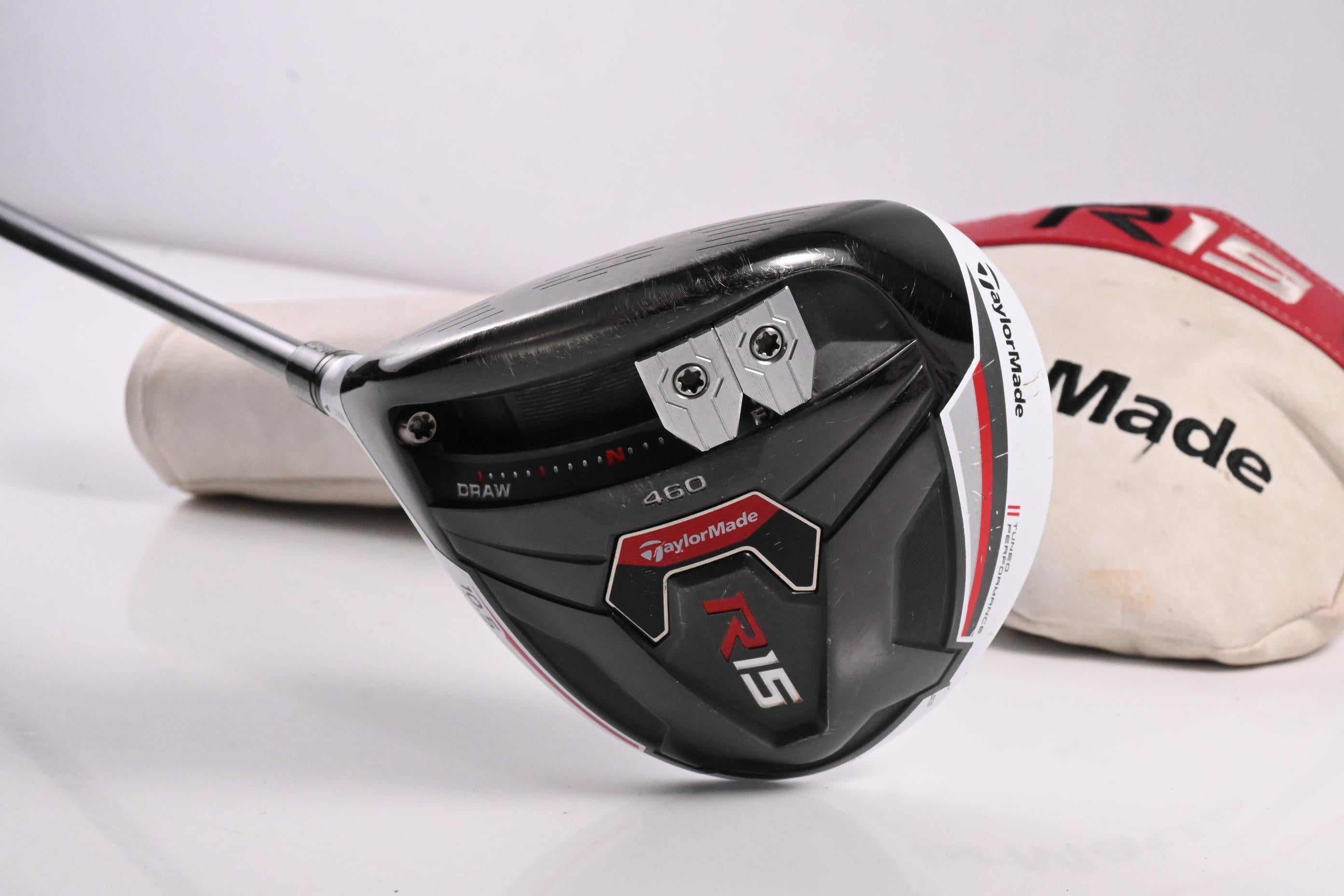 Left Hand Taylormade R15 Driver / 10.5 Degree / Regular Flex Speeder Evolution57
