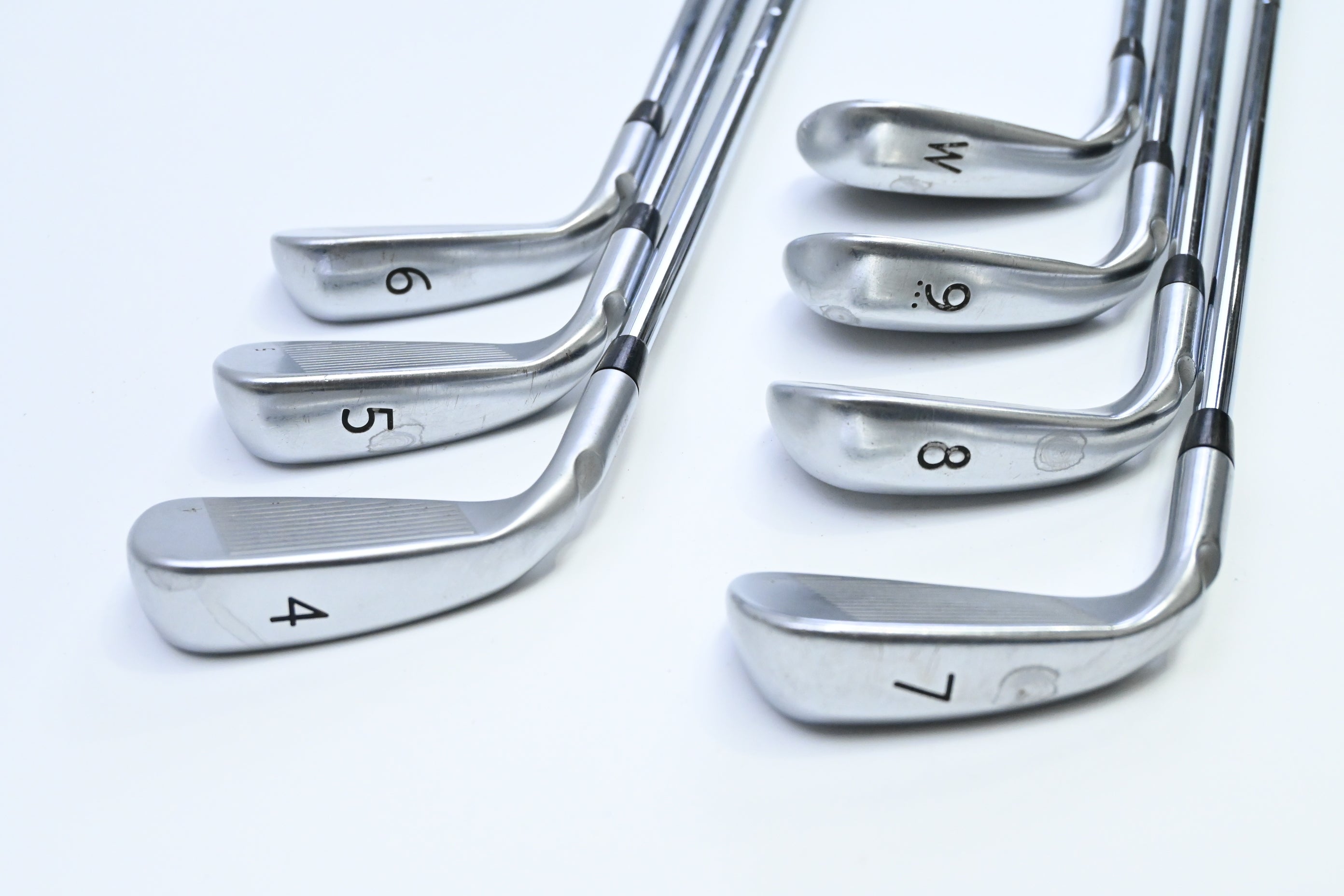 Ping G400 Irons / 4-PW / Blue Dot / Regular Flex Ping AWT 2.0 Shafts