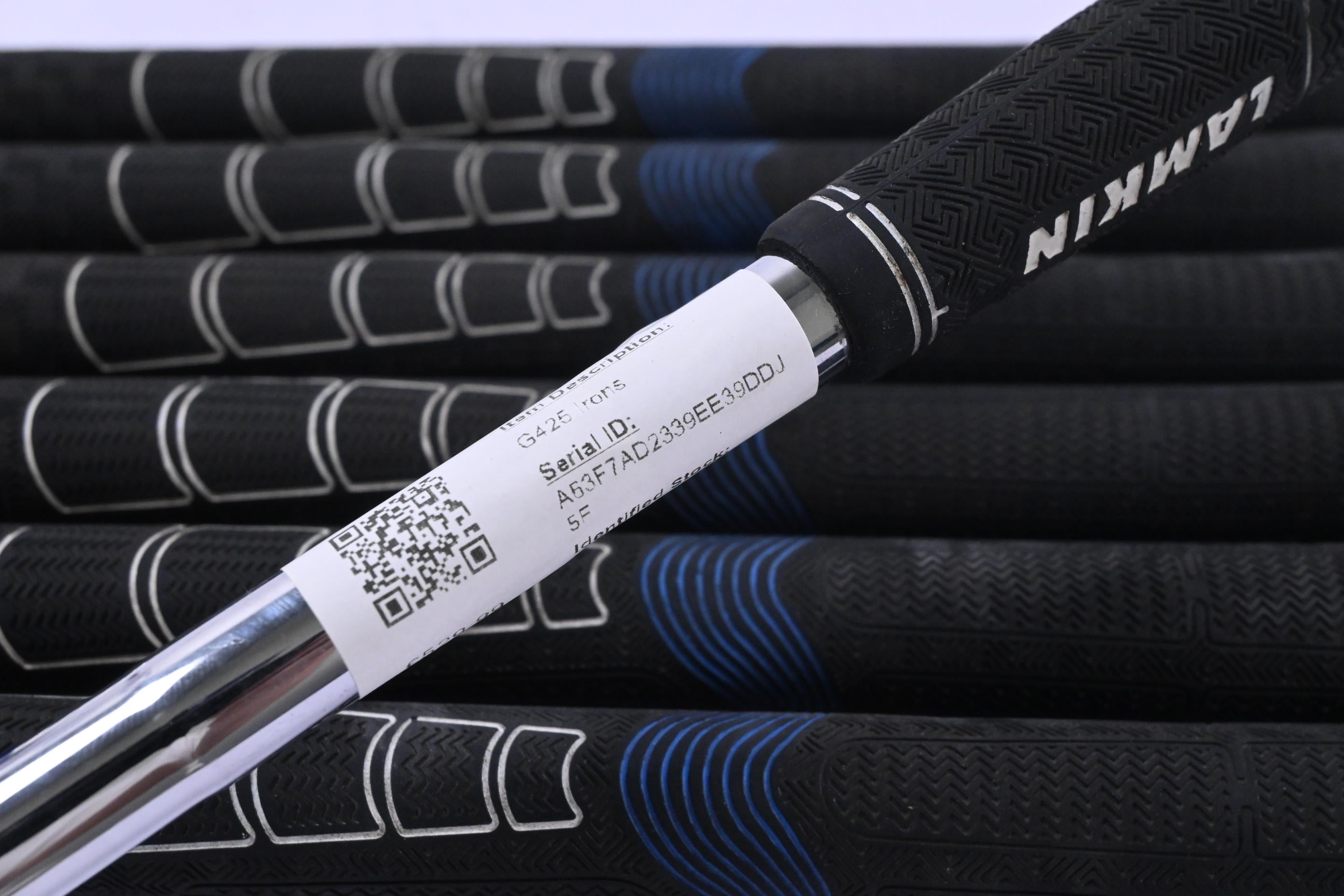 Ping G425 Irons / 5-PW+GW / Black Dot / Stiff Flex Ping AWT 2.0 Shafts