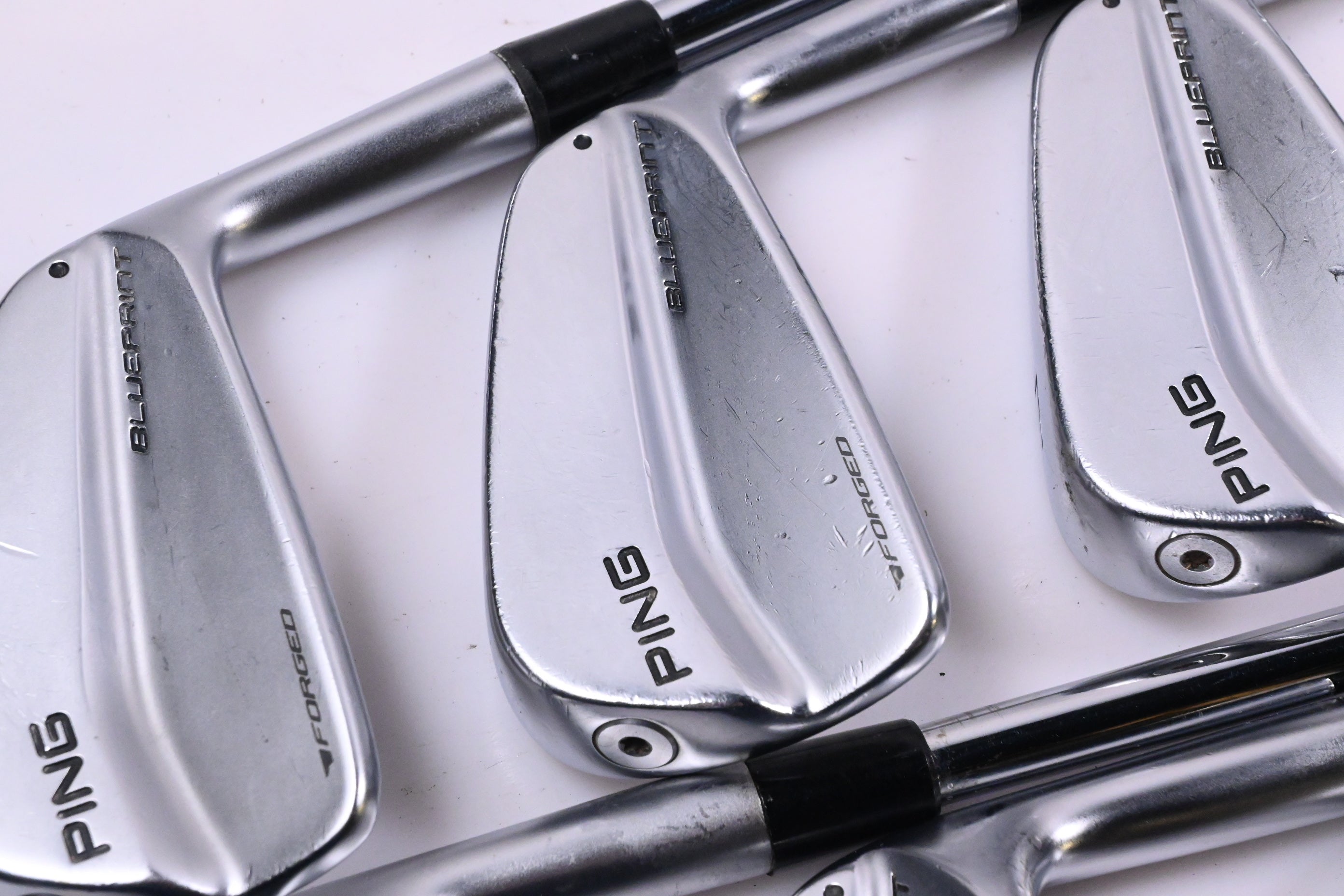Ping Blueprint Irons / 5-PW / Black Dot / Stiff Flex Ping AWT 2.0 Shafts