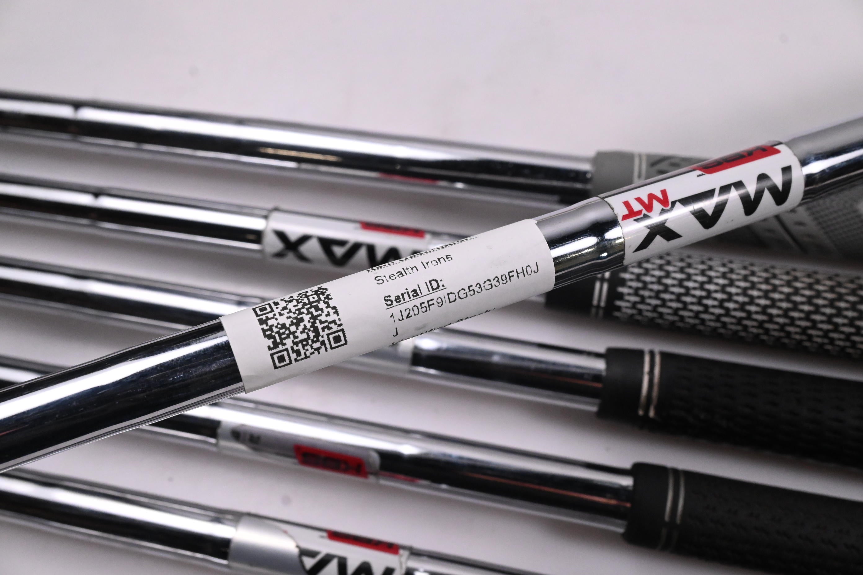 Taylormade Stealth Irons / 5-PW+SW+LW / Regular Flex KBS MAX MT 85 Shafts