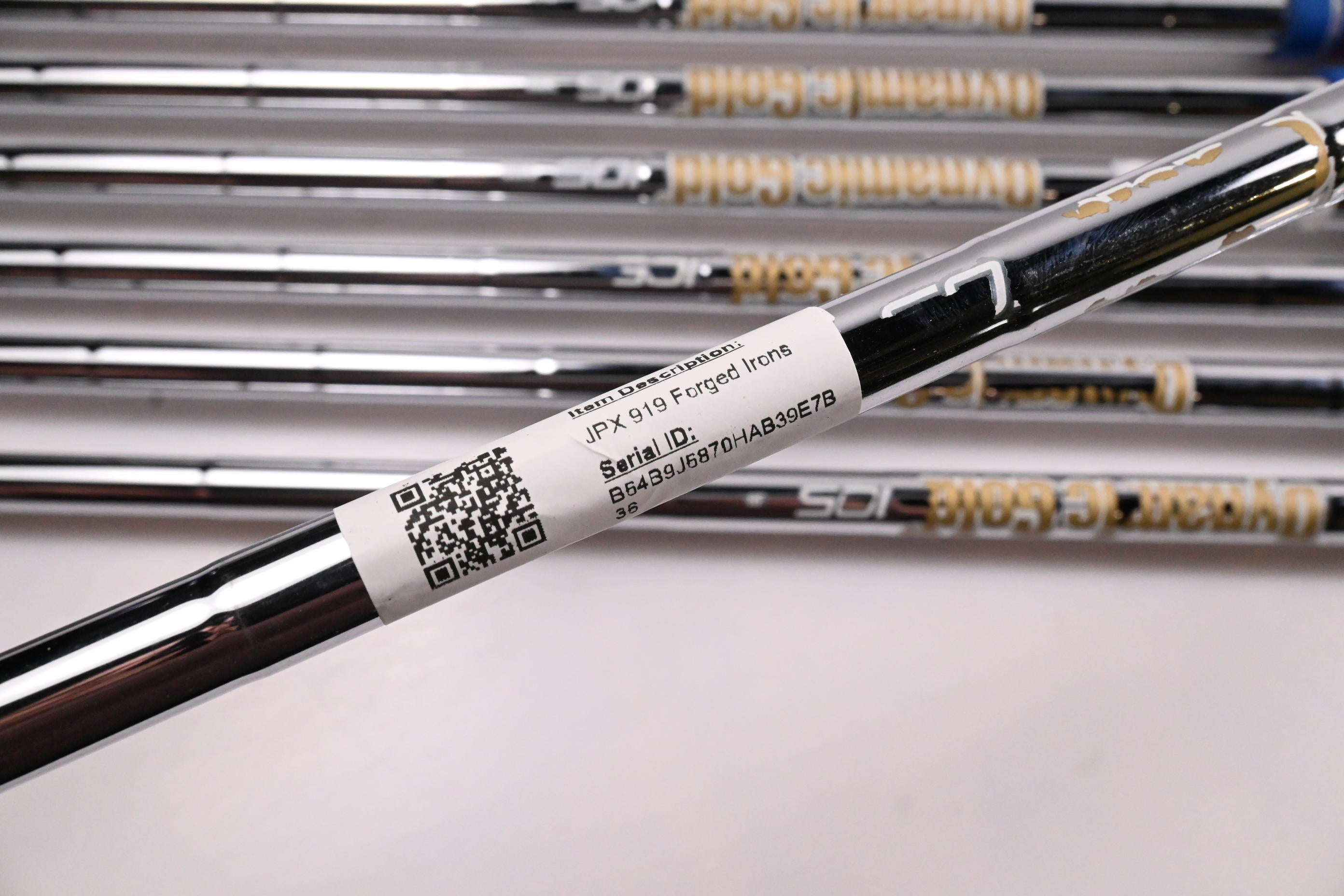Mizuno JPX 919 Forged Irons / 5-PW+GW / Stiff Flex Dynamic Gold S300 Shafts