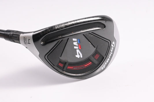 Left Hand Taylormade M4 #4 Hybrid / 22 Degree / Regular Flex Fujikura Atmos Red