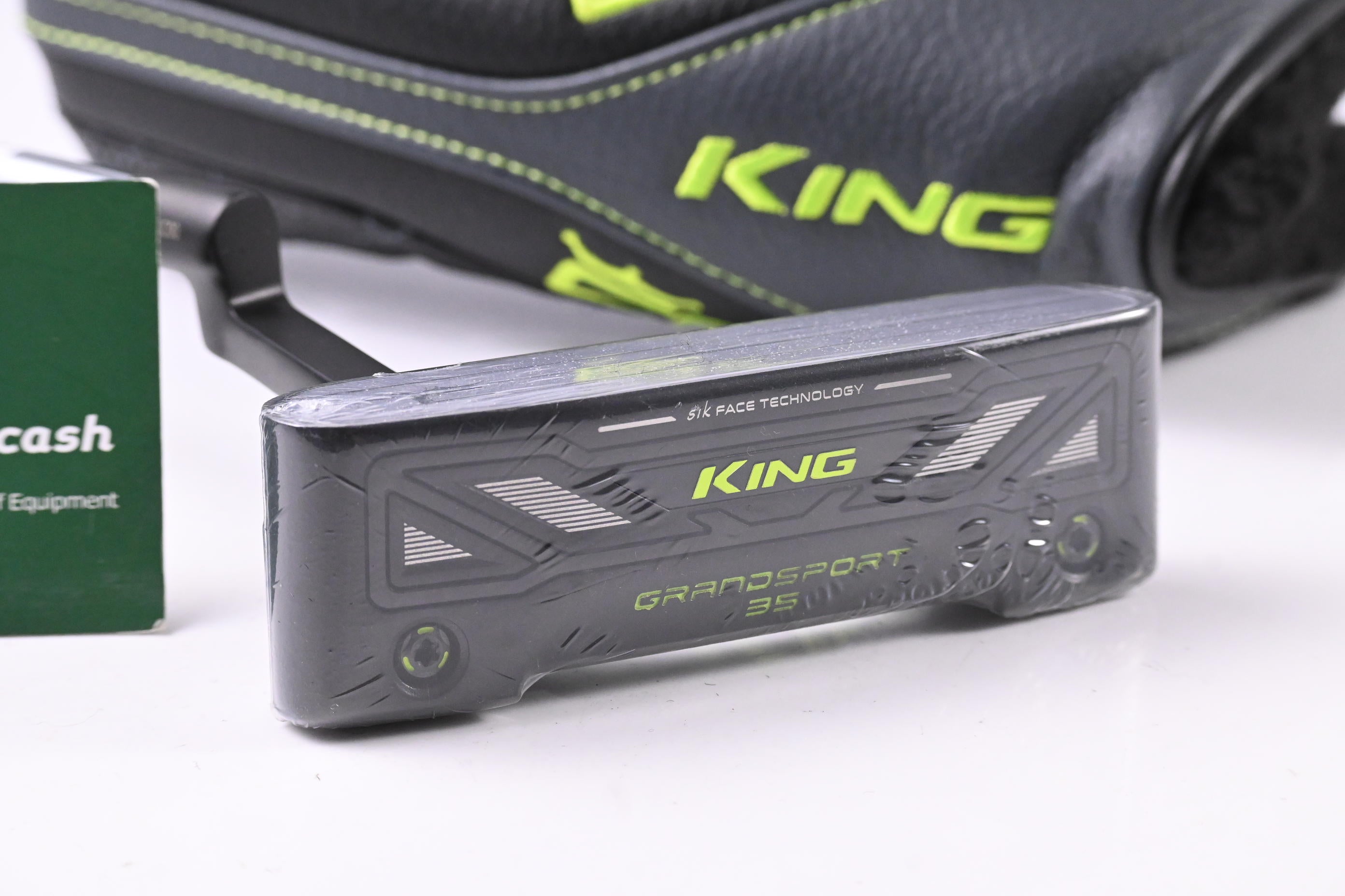 Left Hand Cobra King 3D Printed Grandsport 35 Plumbers Neck Putter / 34 Inch