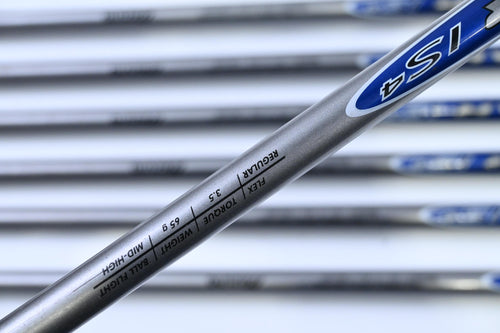Mizuno MX-100 Irons / 5-PW+SW / Regular Flex Mizuno Exsar IS4 65 Shafts