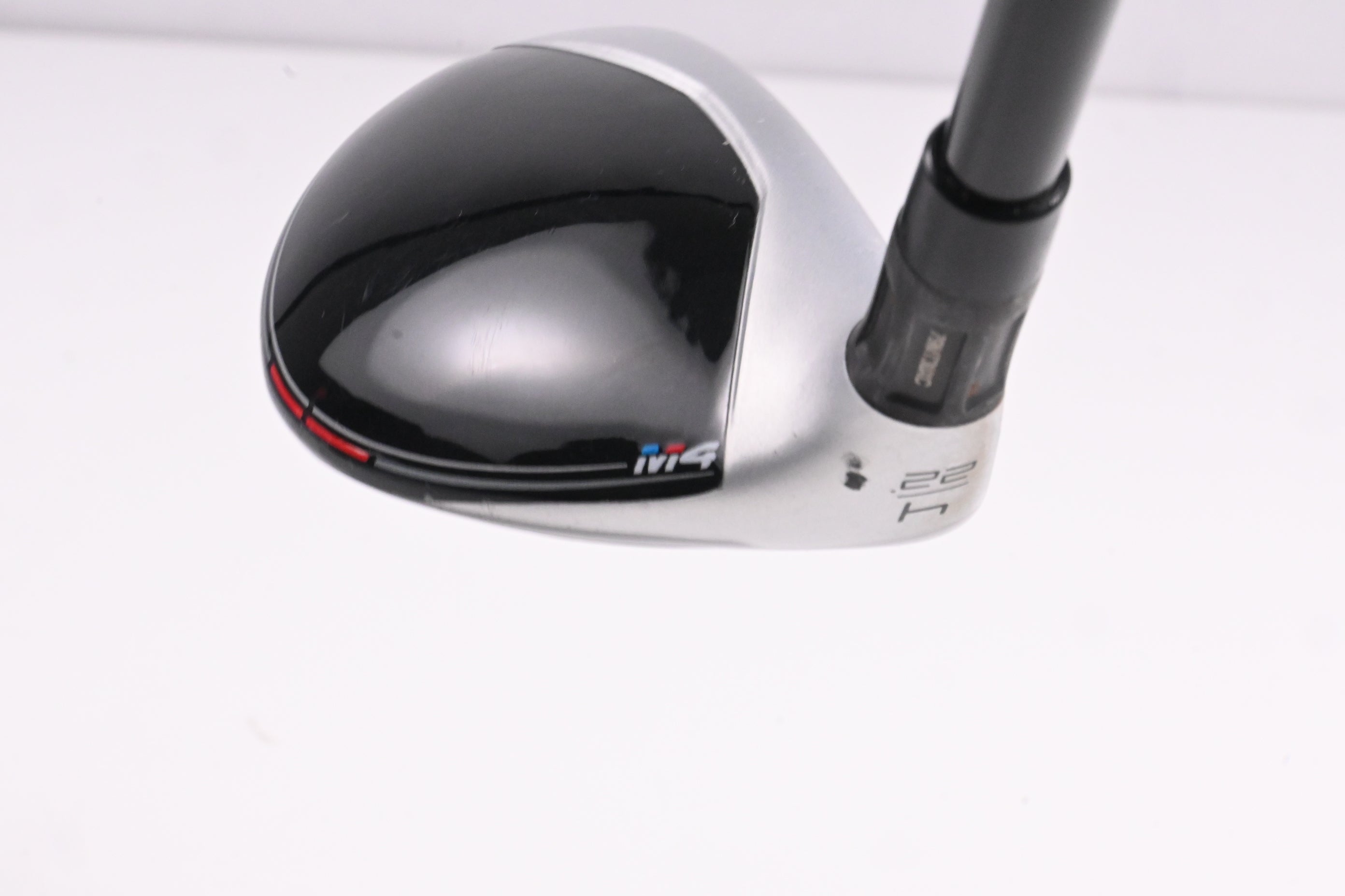 Left Hand Taylormade M4 #4 Hybrid / 22 Degree / Regular Flex Fujikura Atmos Red
