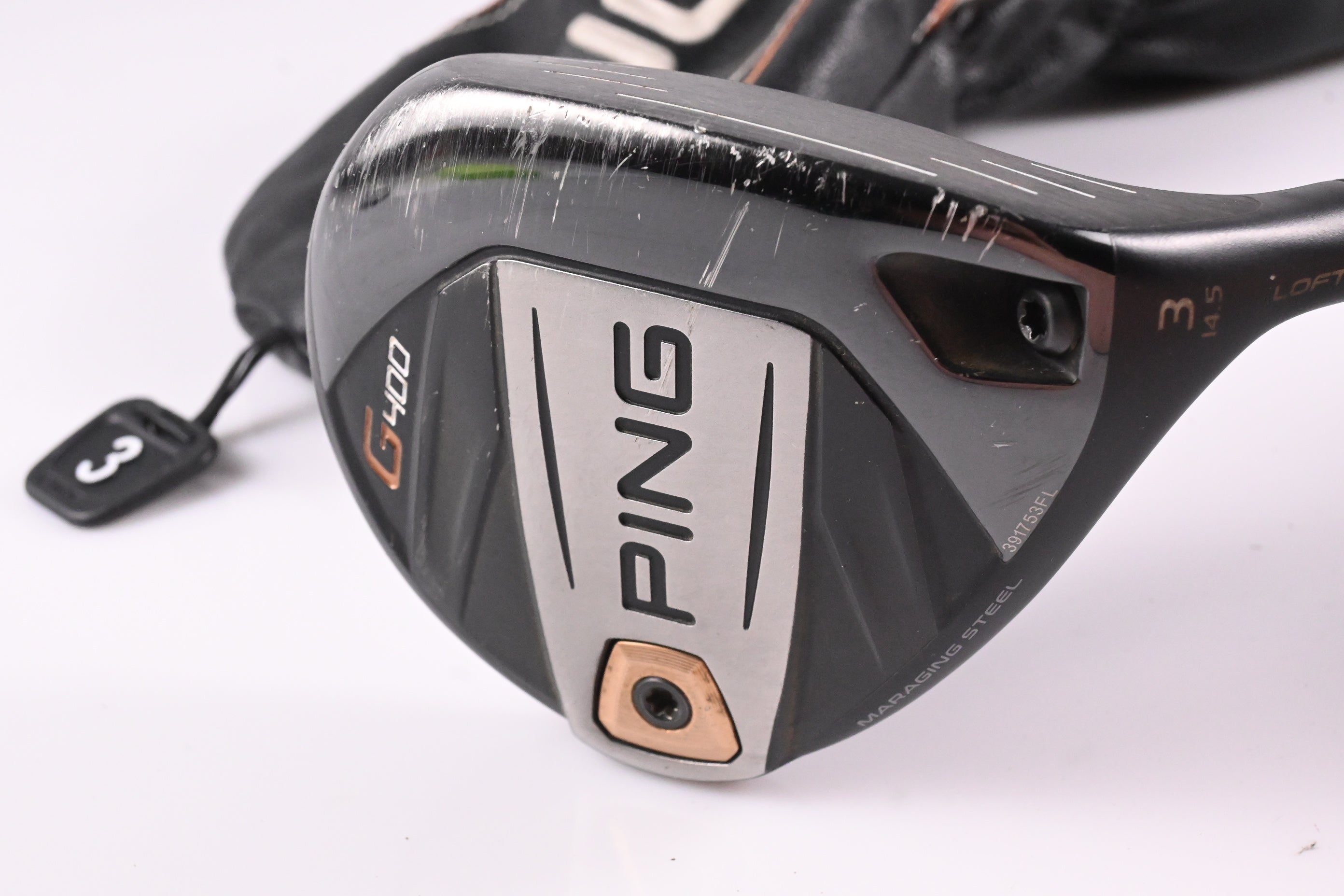 Ping G400 #3 Wood / 14.5 Degree / Regular Flex Ping Alta CB 65 Shaft