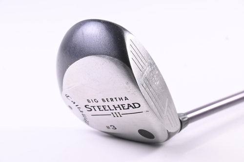 Callaway Steelhead III #3 Wood / 15 Degree / Firm Flex Callaway System III Shaft