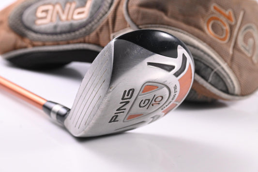 Left Hand Ping G10 #3 Wood / 14 Degree / Stiff Flex Ping TFC 129 F Shaft