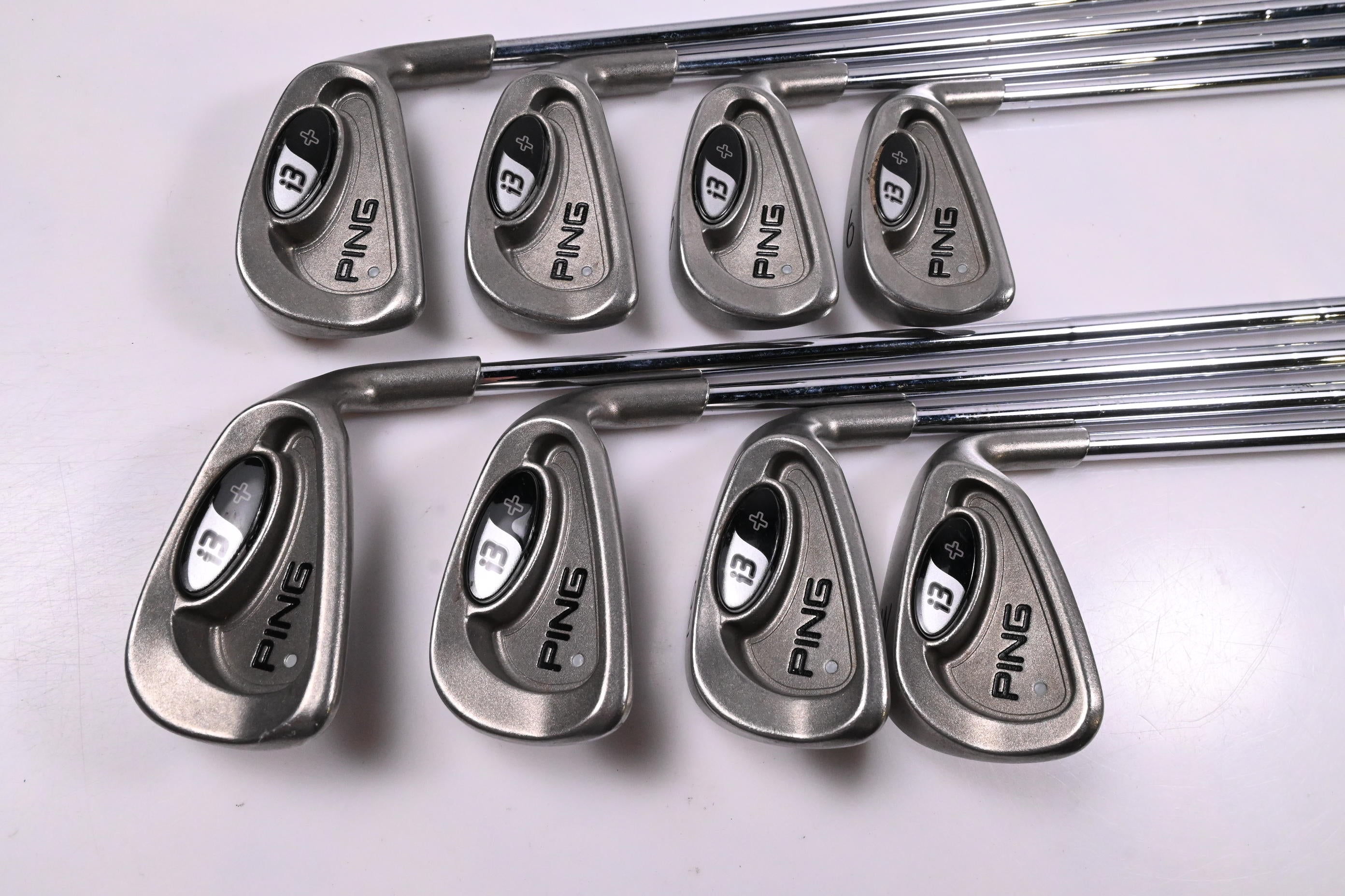 Ping i3+ Irons / 3-PW / Silver Dot / Regular Flex Ping AWT Shafts