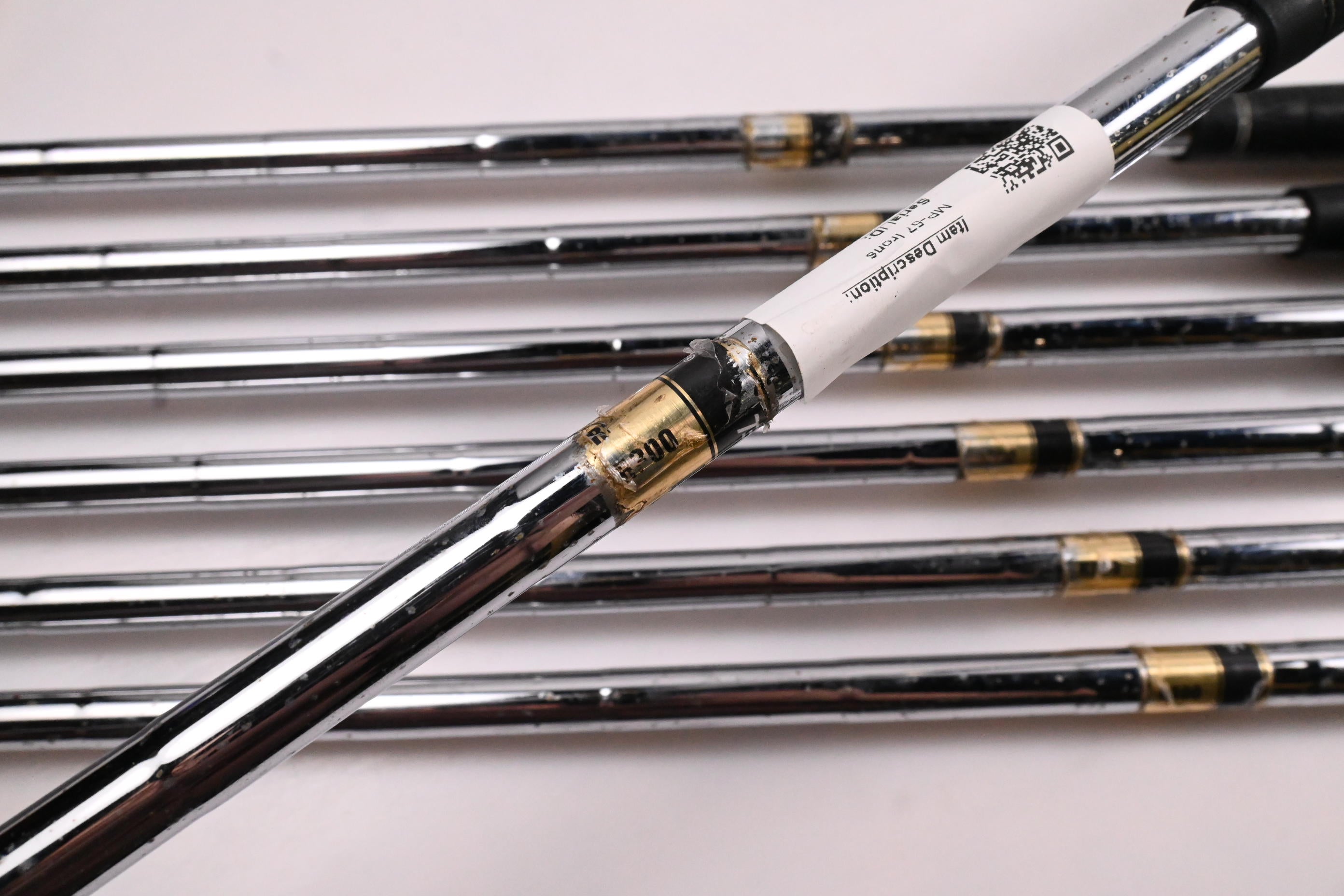 Mizuno MP-57 Irons / 4-PW / Regular Flex True Temper Dynamic Gold R300 Shafts