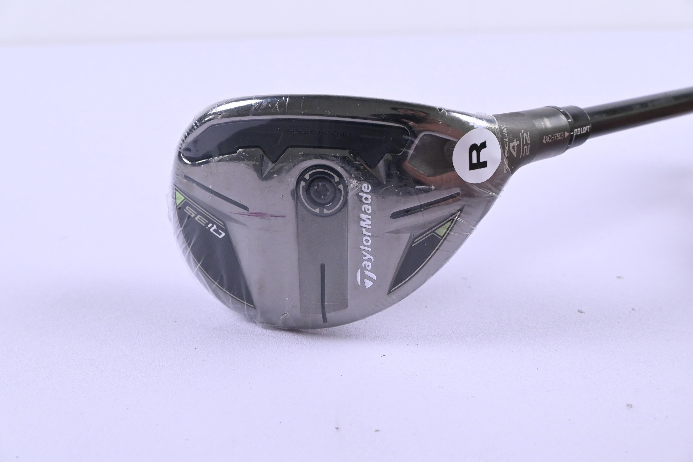 Taylormade Qi35 #4 Hybrid / 22 Degree / Stiff Flex Tensei AV Blue 80 Shaft