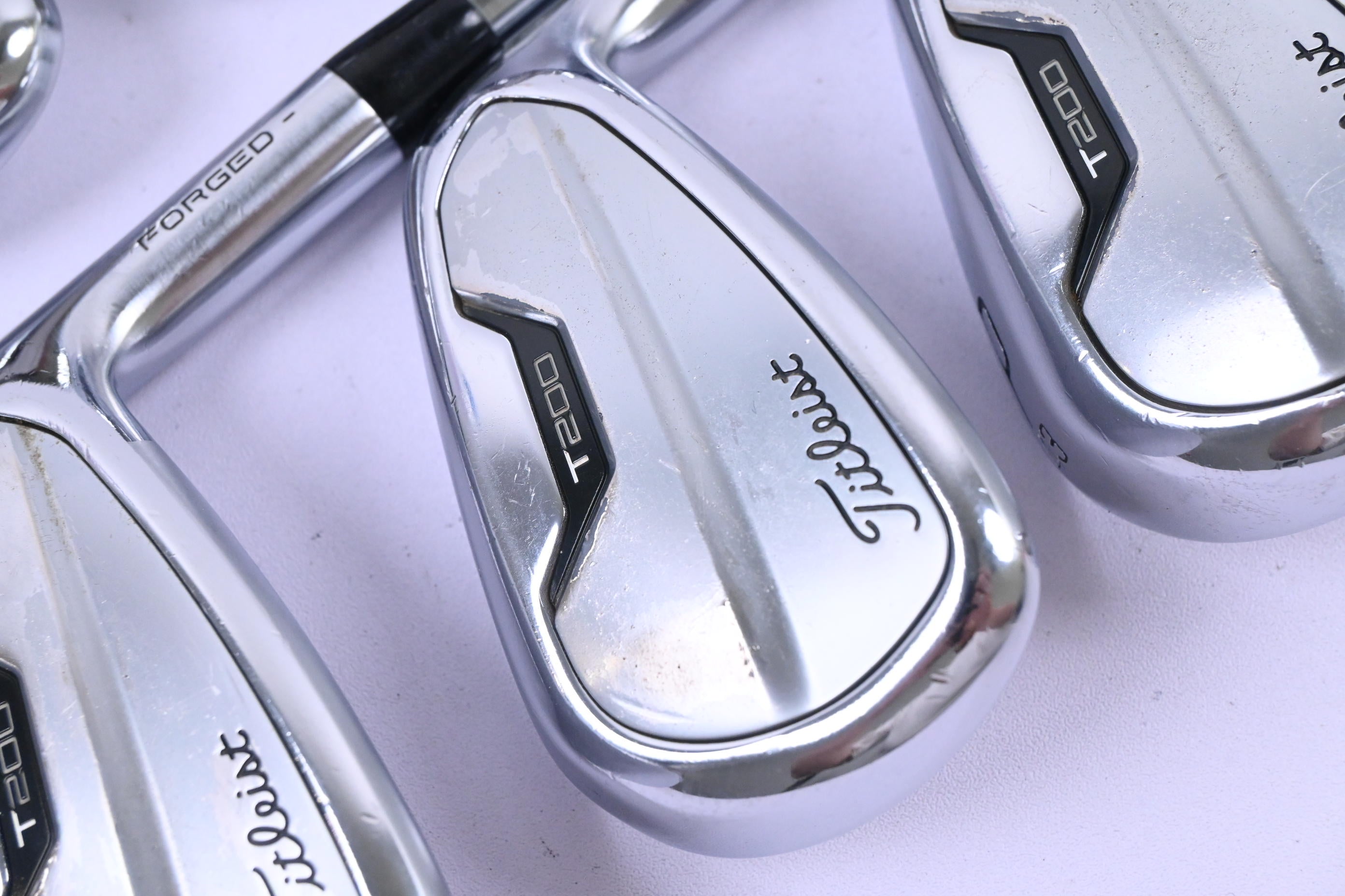 Titleist T200 2021 Irons / 4-PW+GW / Stiff Flex AMT Black S300 Shafts