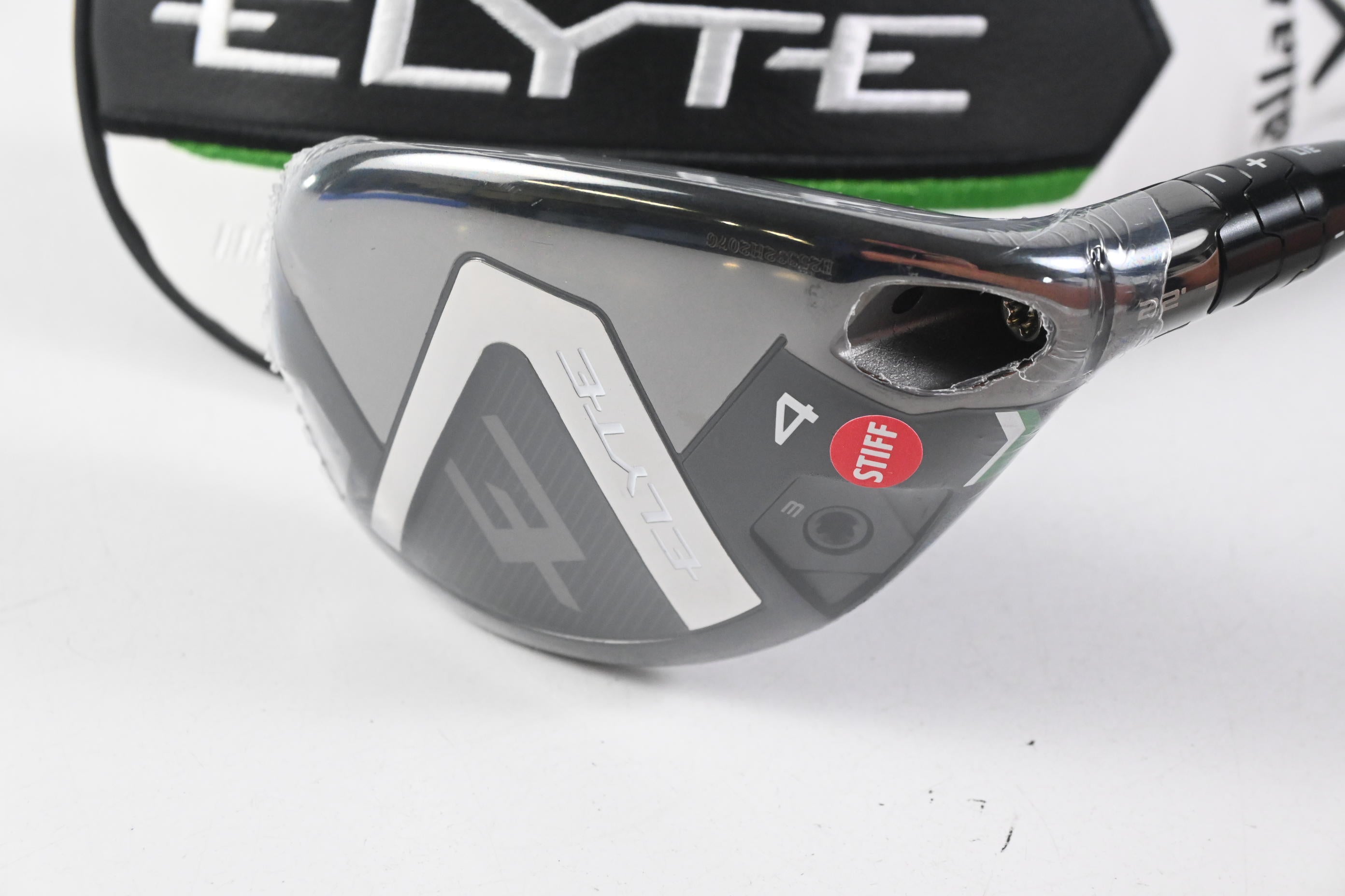 Callaway Elyte #4 Hybrid / 22 Degree / Stiff Flex Denali Charcoal 70 Shaft
