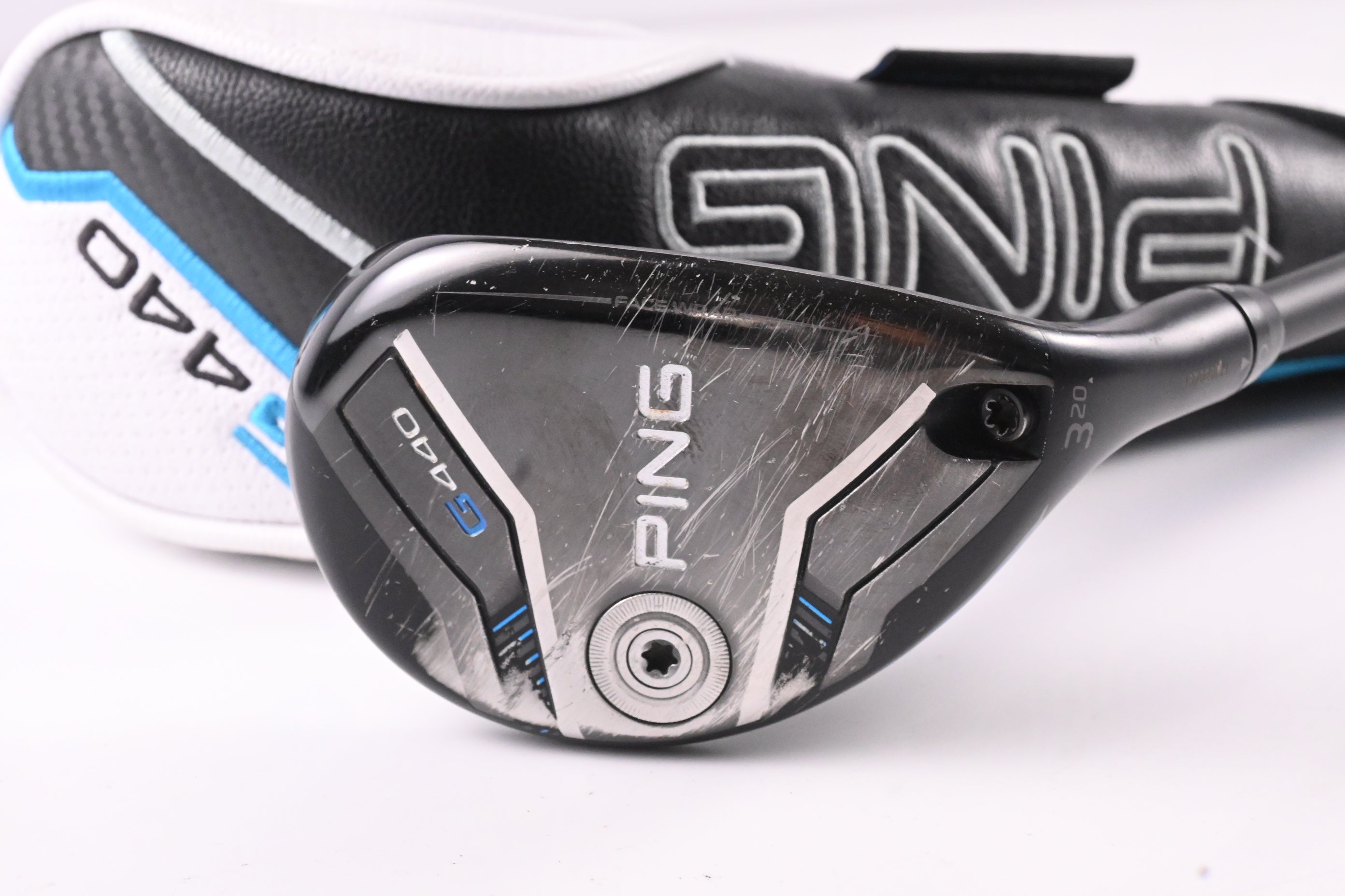 Ping G440 #3 Hybrid / 20 Degree / Stiff Flex Ping Alta CB Blue 70 Shaft