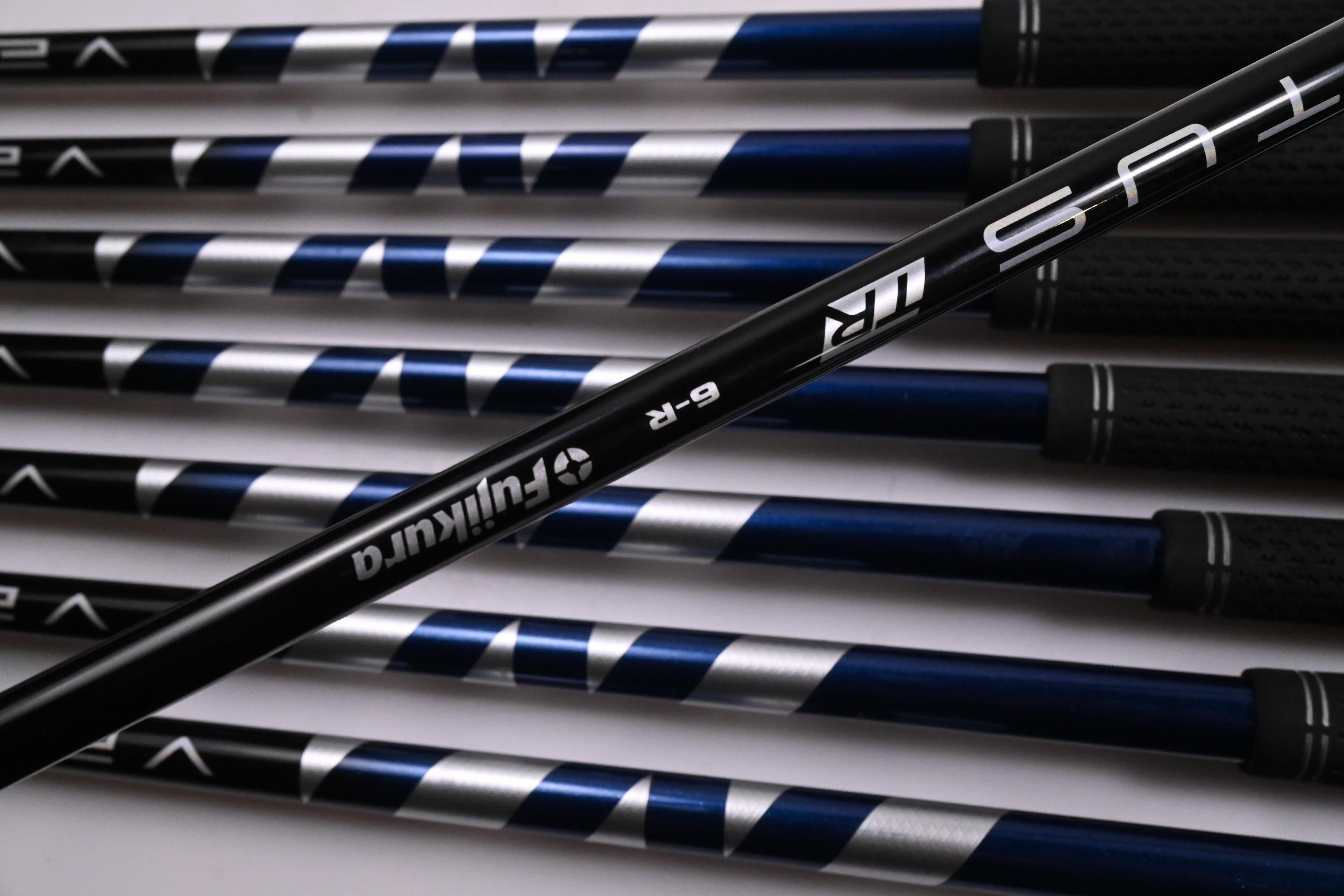 Taylormade Qi Irons / 5-PW+GW+SW / Regular Flex Ventus TR Blue 6 Shafts