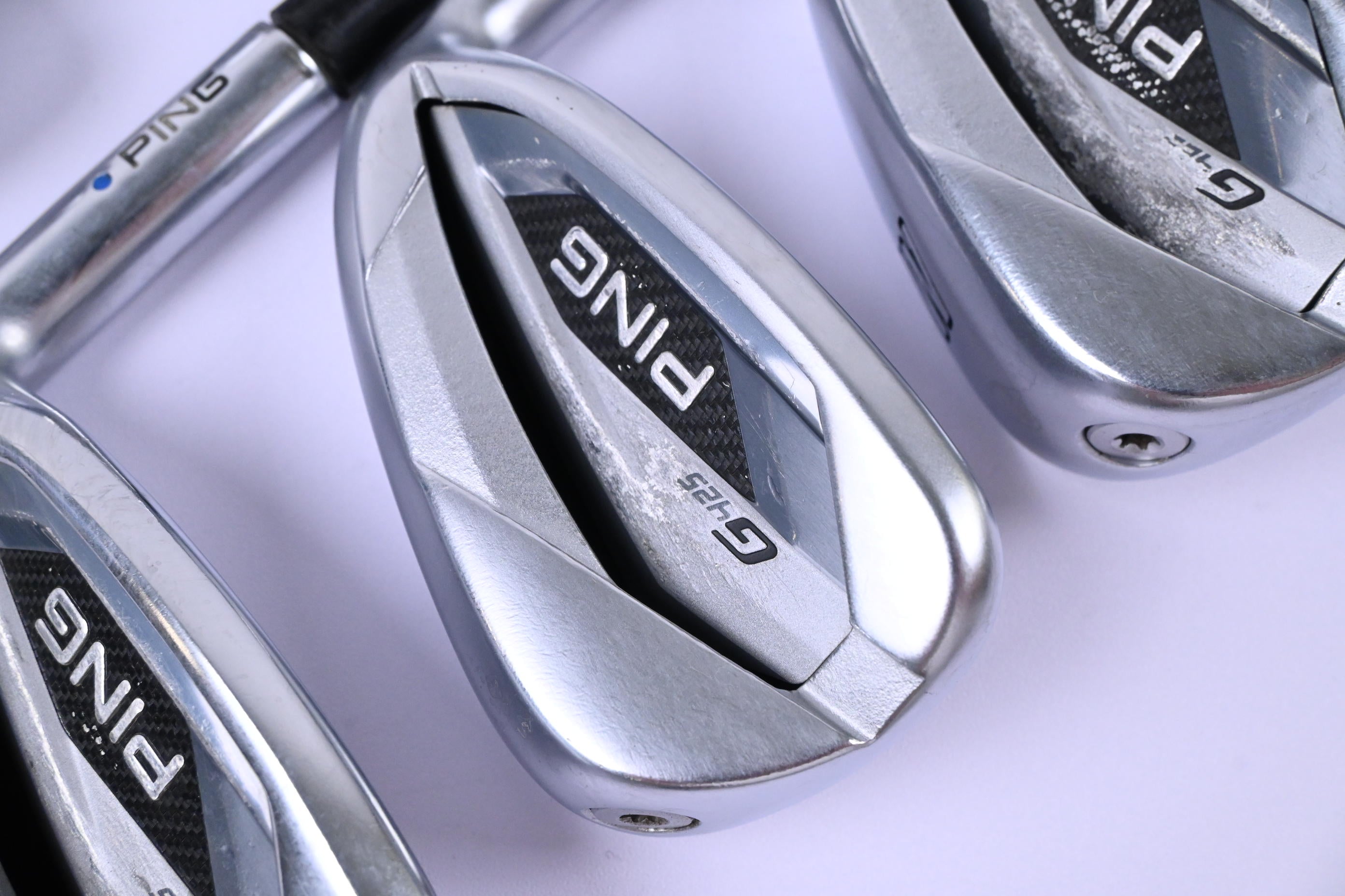 Ping G425 Irons / 5-PW / Blue Dot / Stiff Flex Ping AWT 2.0 Shafts