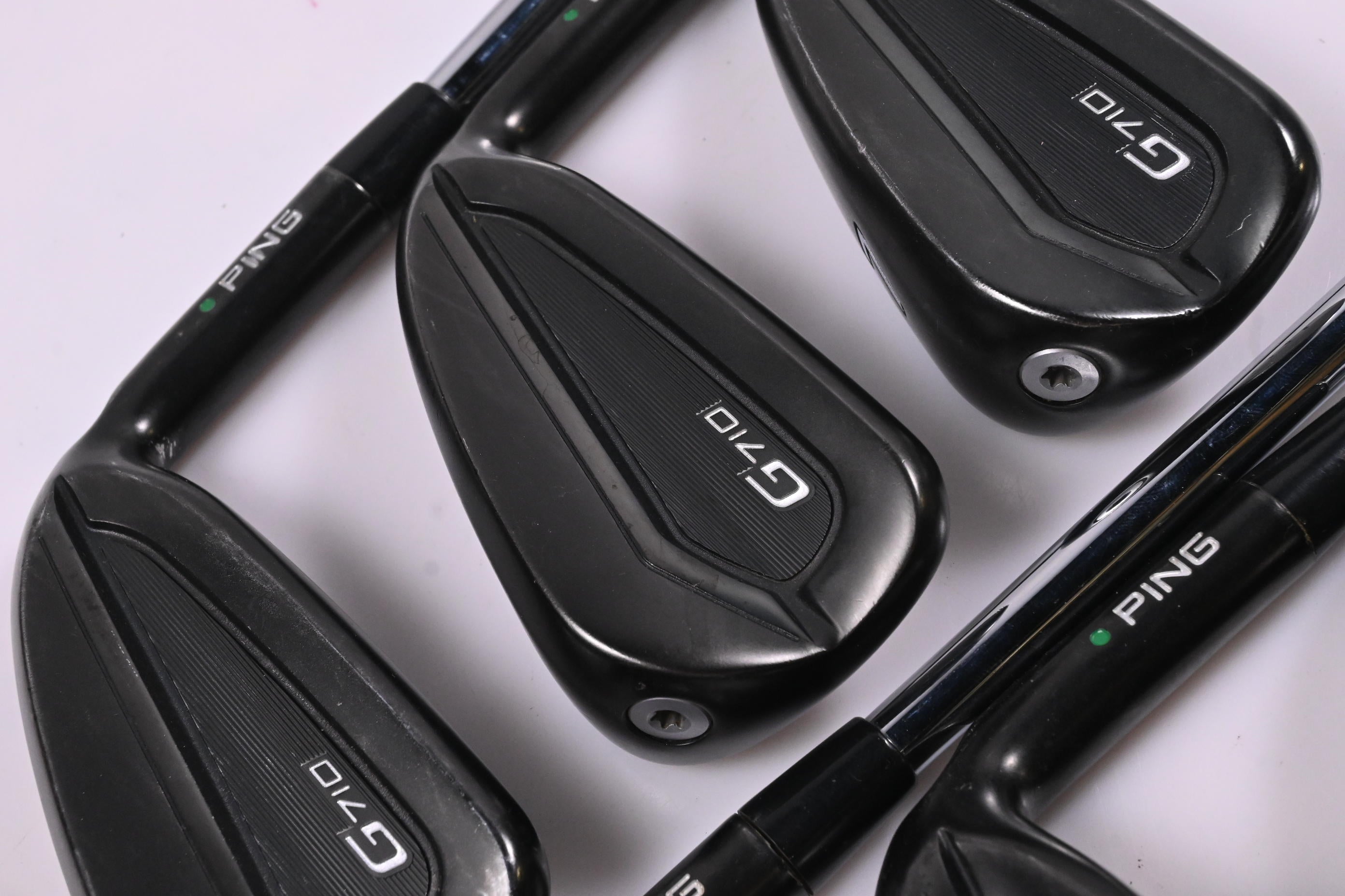 Ping G710 Irons / 5-PW / Green Dot / X-Flex Project X LZ 125 Shafts