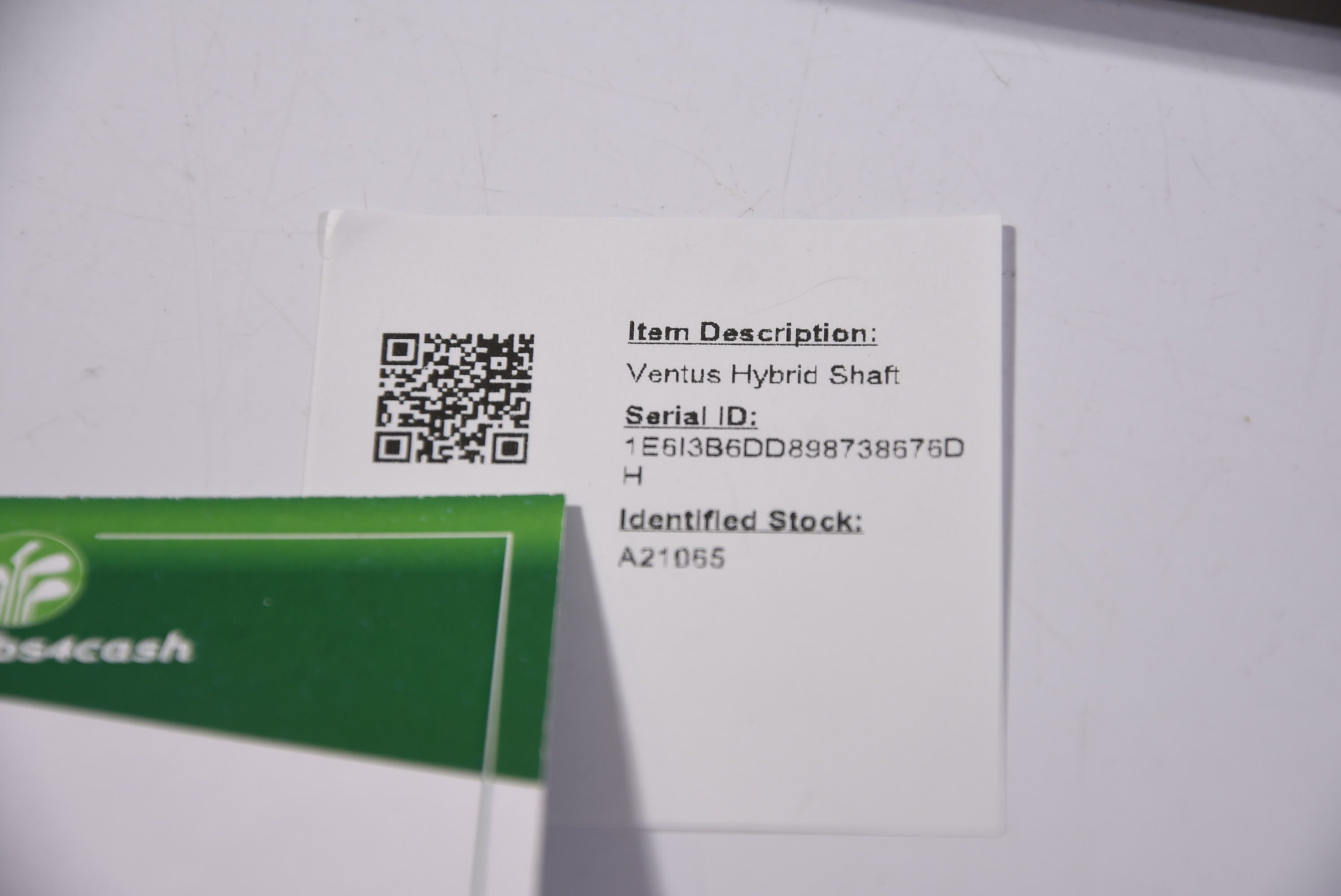 Fujikura Ventus Blue 6 Hybrid Shaft / Regular Flex / Uncut / 370 Tip