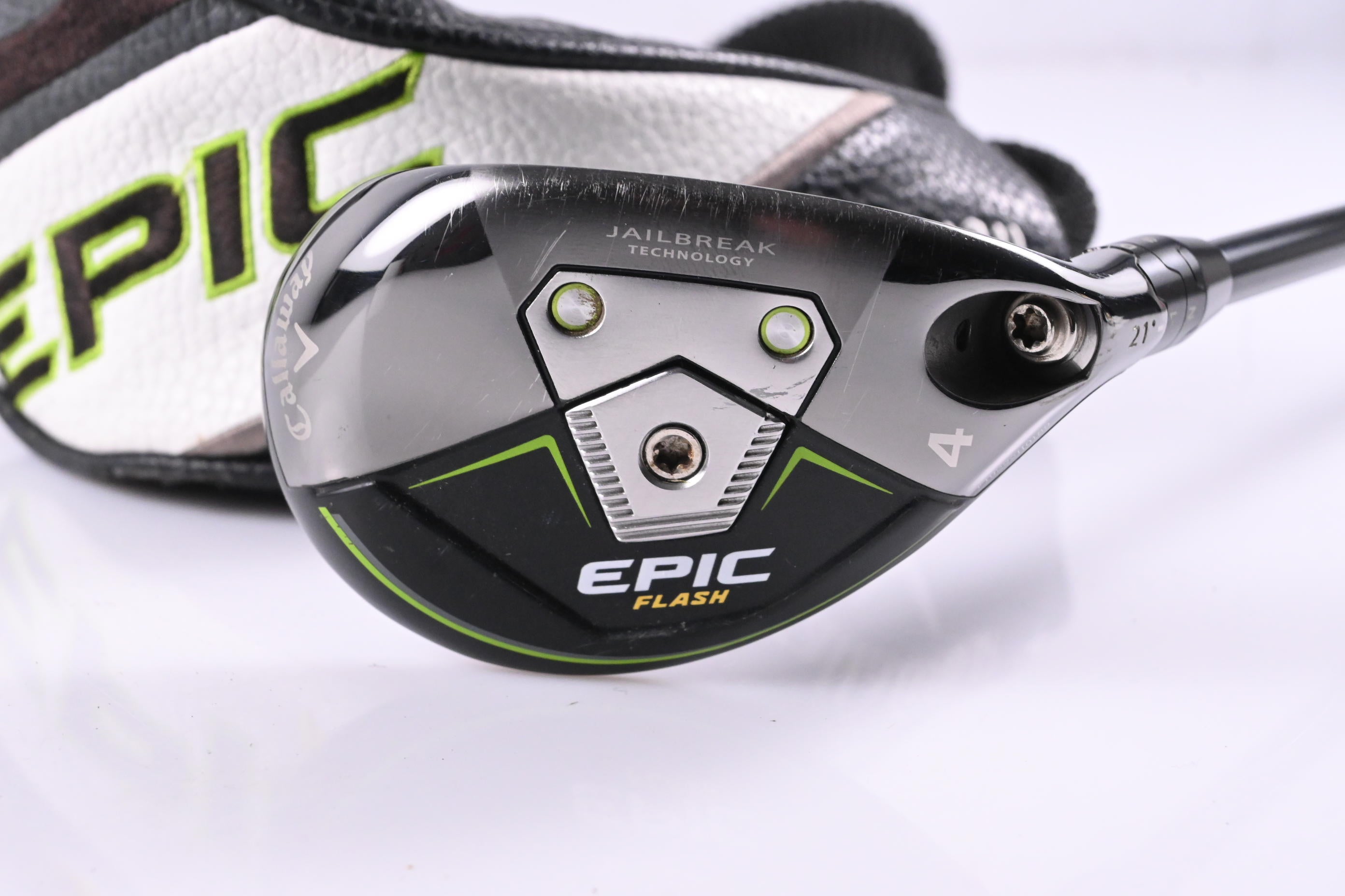 Callaway Epic Flash #4 Hybrid / 21 Degree / Regular Flex Tensei AV White 65 Shaft
