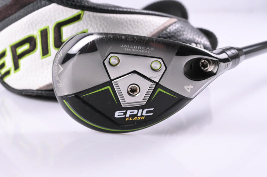 Callaway Epic Flash #4 Hybrid / 21 Degree / Regular Flex Tensei AV White 65 Shaft
