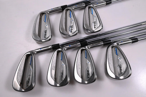 Ping i-Series E1 Irons / 4-PW / Blue Dot / Regular Flex Ping AWT 2.0 Shafts