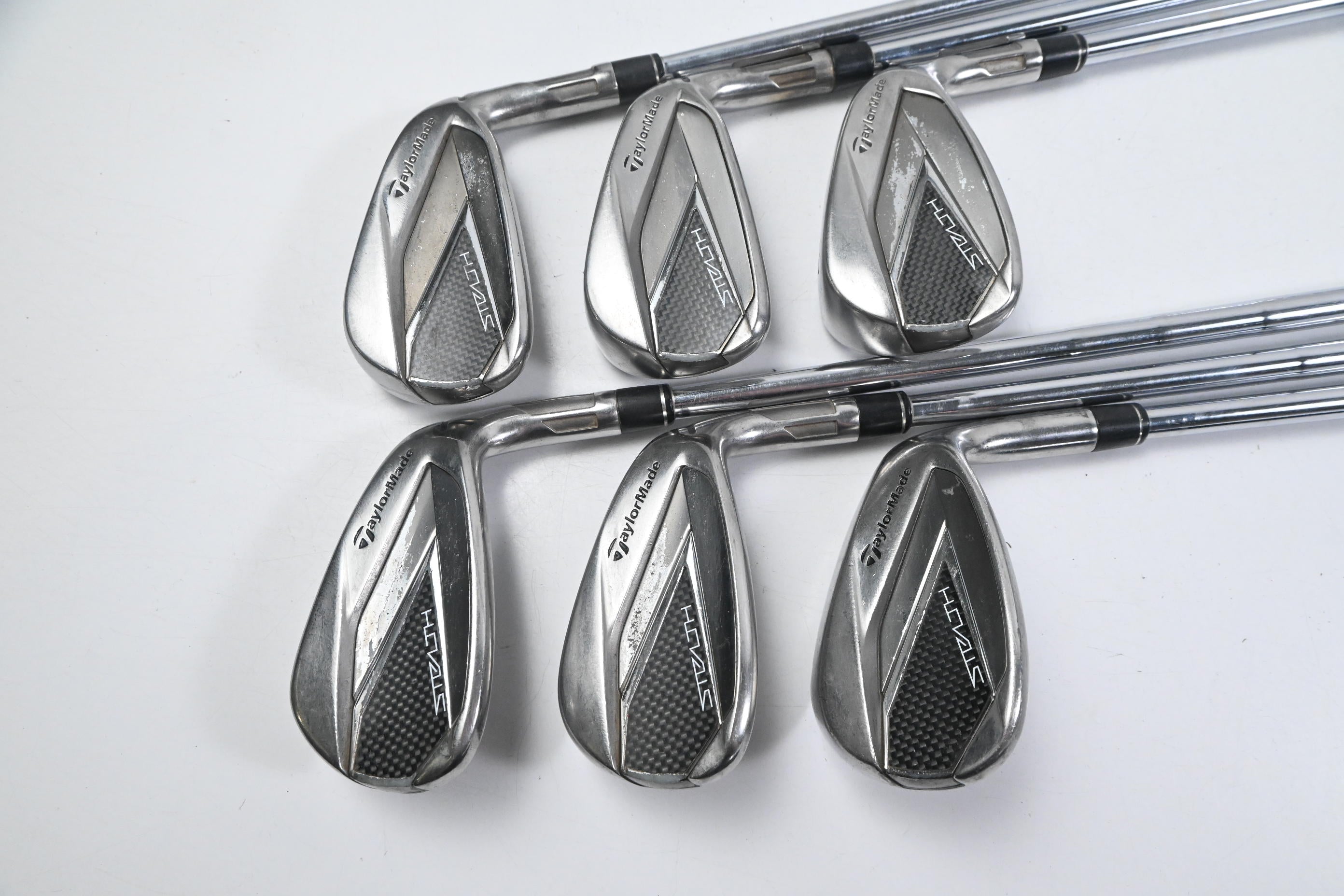 Taylormade Stealth Irons / 6-PW+SW / Stiff Flex KBS Tour Shafts