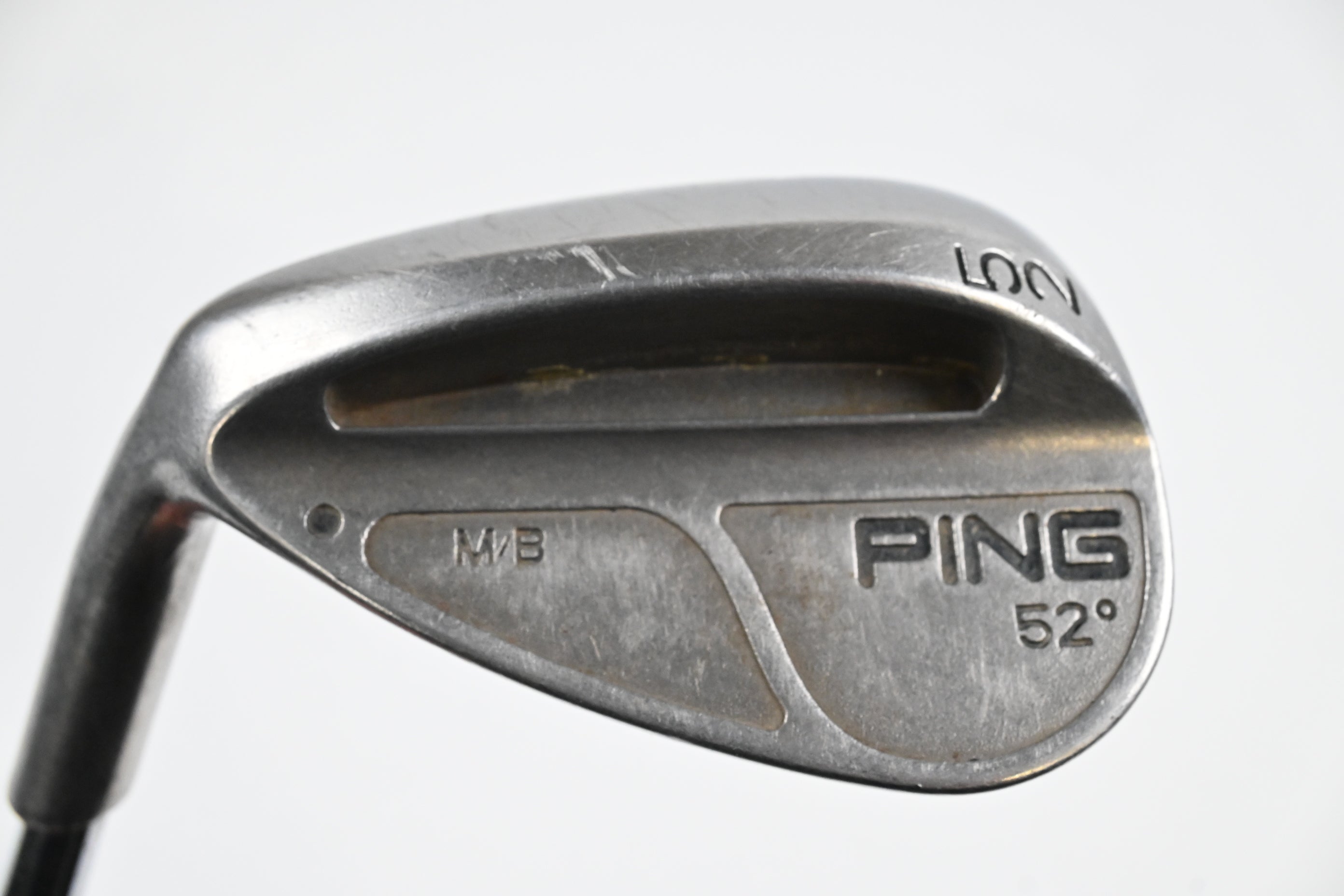 Left Hand Ping M/B Gap Wedge / 52 Degree / Black Dot / Stiff Flex Steel Shaft