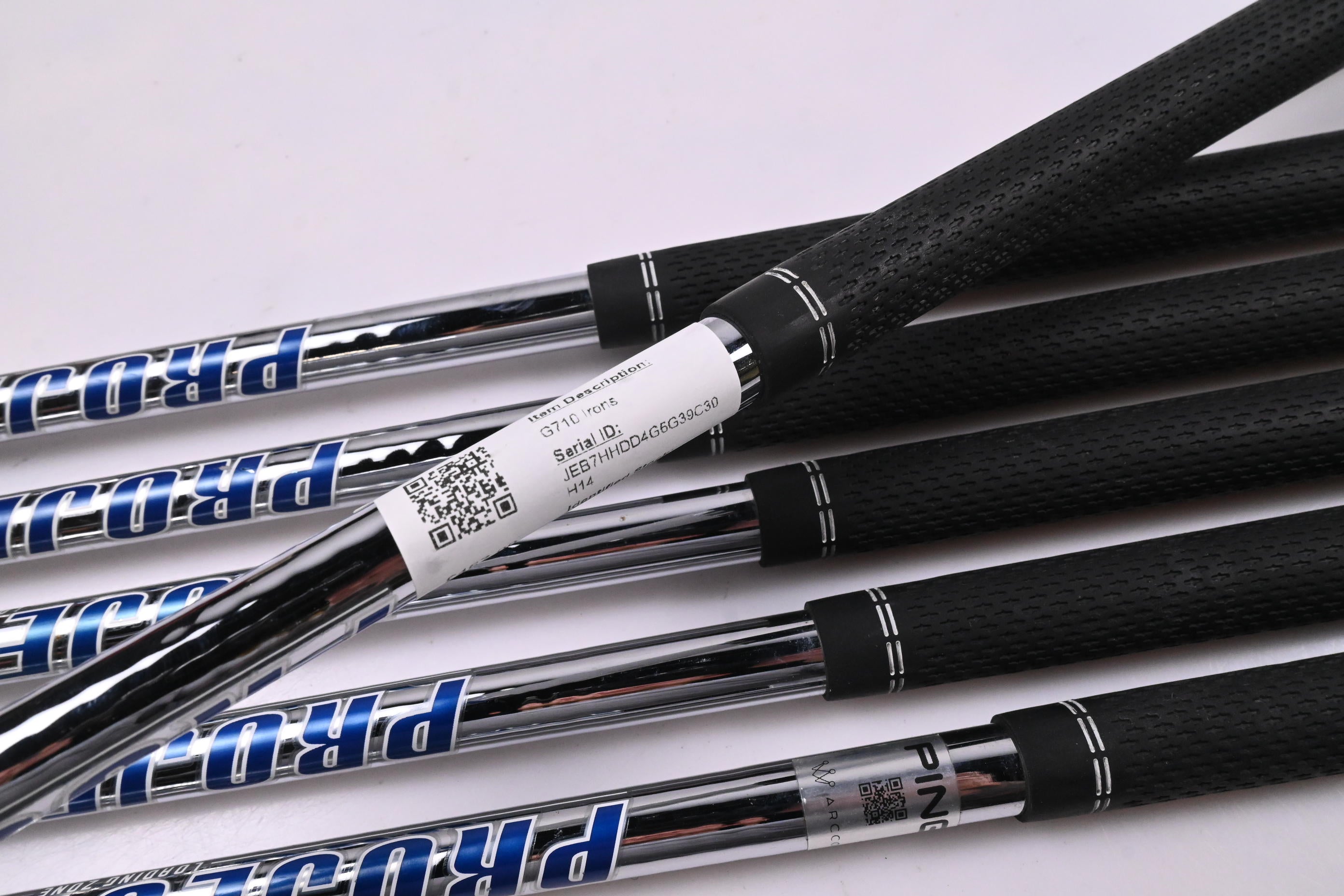 Ping G710 Irons / 5-PW / Green Dot / X-Flex Project X LZ 125 Shafts