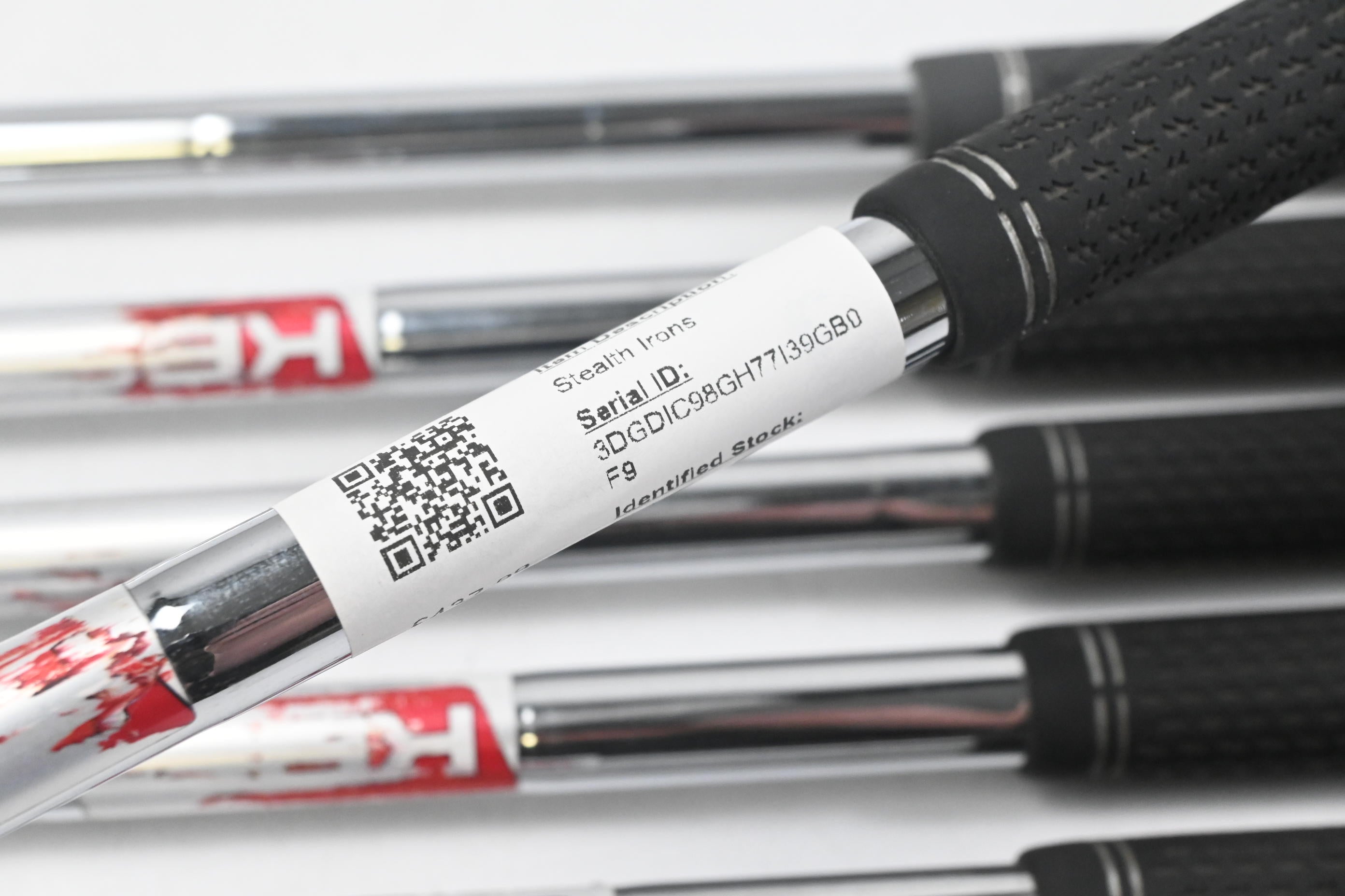Taylormade Stealth Irons / 6-PW+SW / Stiff Flex KBS Tour Shafts