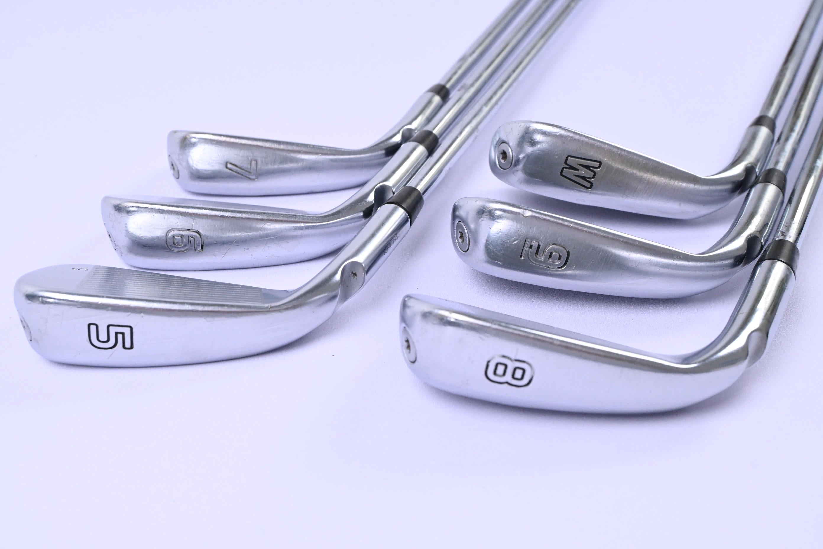 Ping G410 Irons / 5-PW / White Dot / Regular Flex Dynamic Gold 105 Shafts