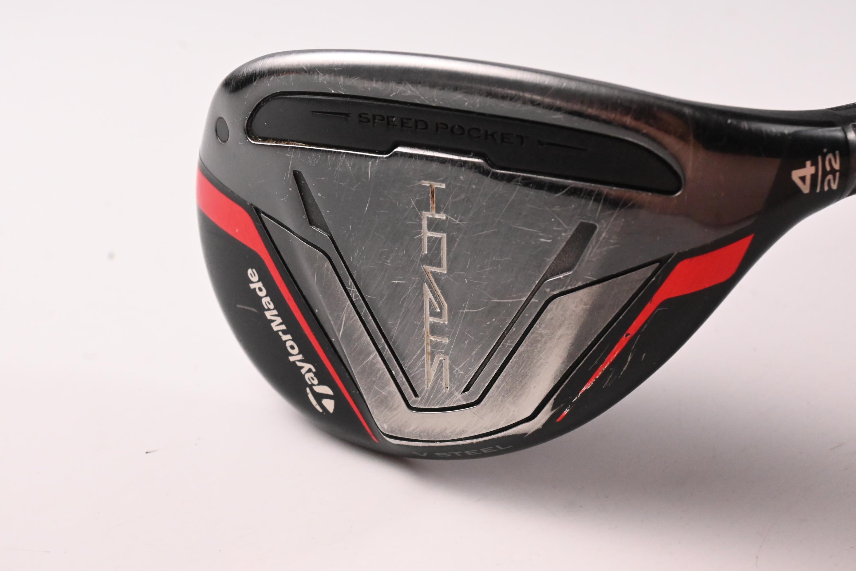 Taylormade Stealth #4 Hybrid / 22 Degree / Stiff Flex Ventus Red 7 Shaft