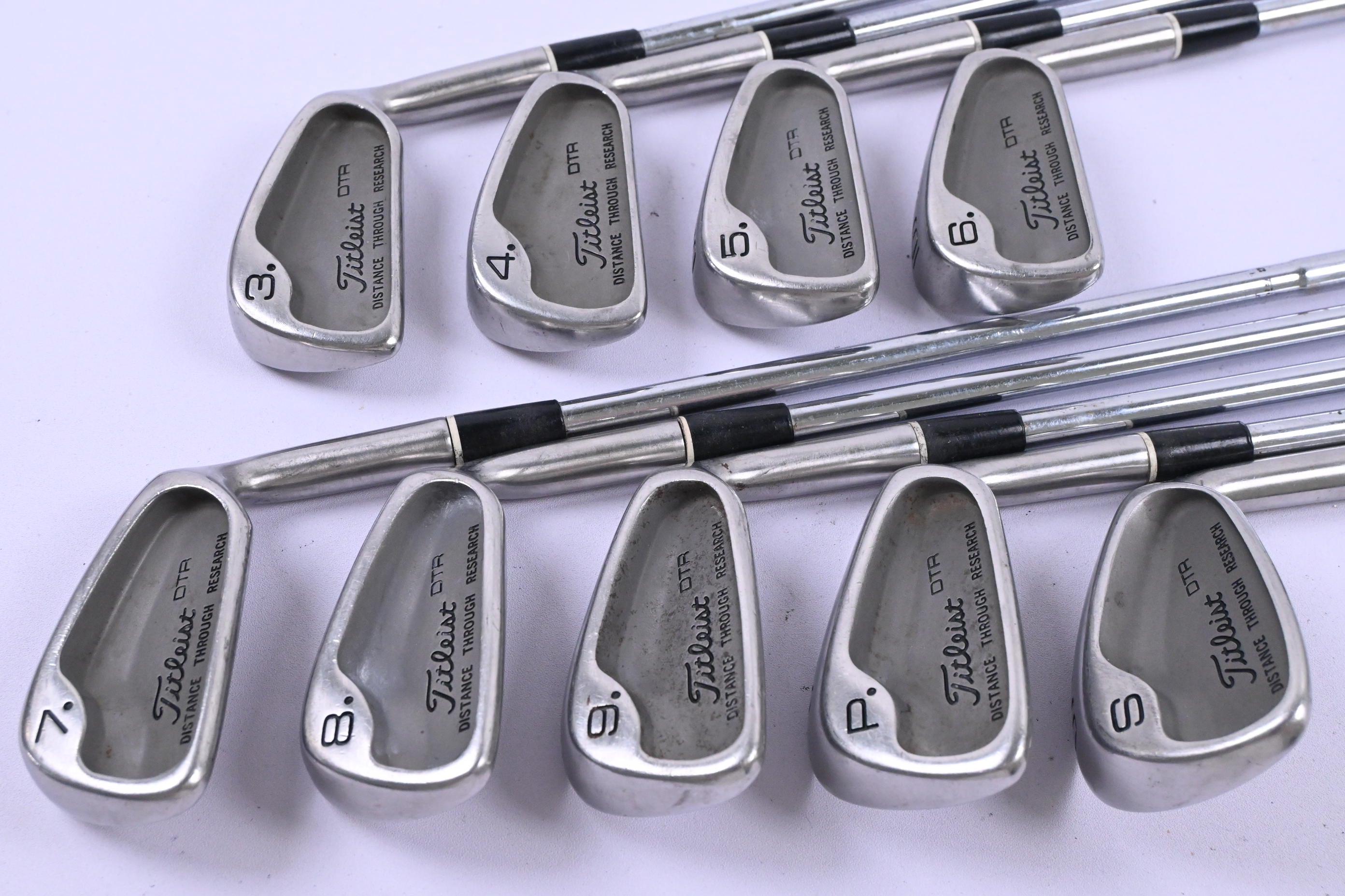 Titleist DTR Irons / 3-PW+SW / Regular Flex Dynamic Gold R300 Shafts