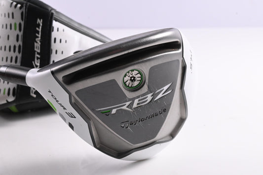 Left Hand Taylormade RBZ Tour #3 Wood / 14.5 Degree / Stiff Flex Matrix Ozik RUL