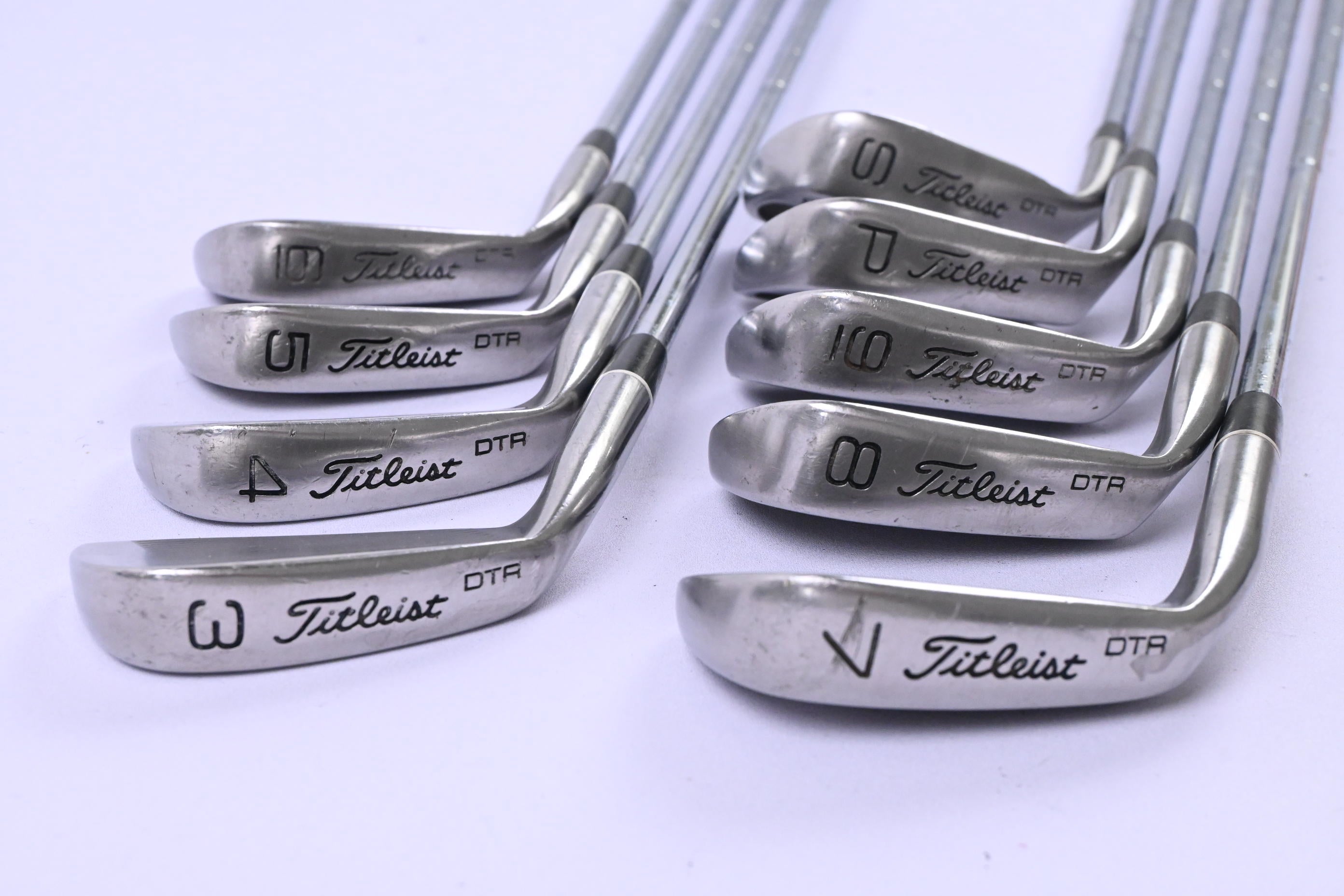 Titleist DTR Irons / 3-PW+SW / Regular Flex Dynamic Gold R300 Shafts